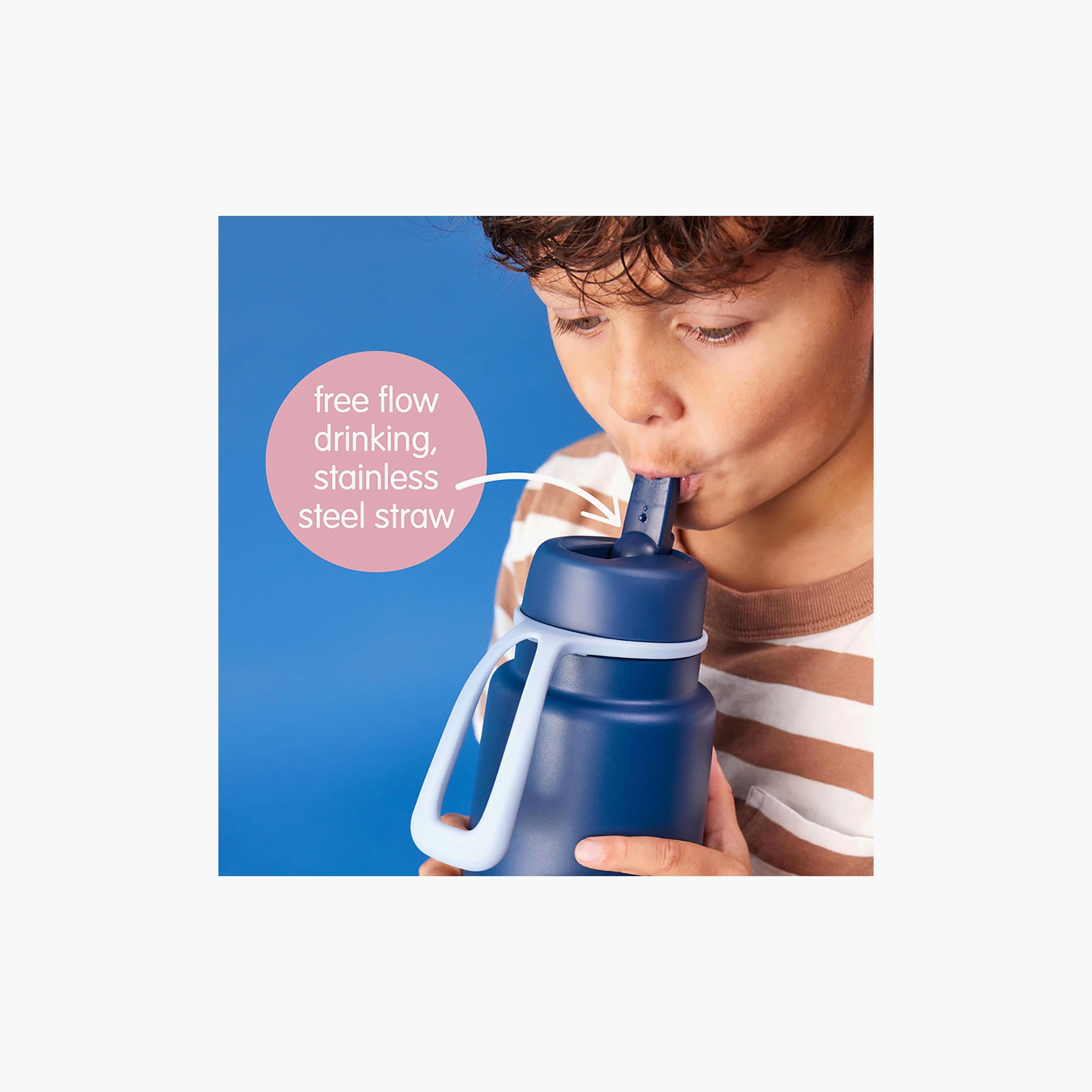 زجاجة مياه معزولة بثلاث طبقات وغطاء قلاب من بي.بوكس - 1000 مل-baby-feeding-feedingbottles-bottlesandteats-image-8