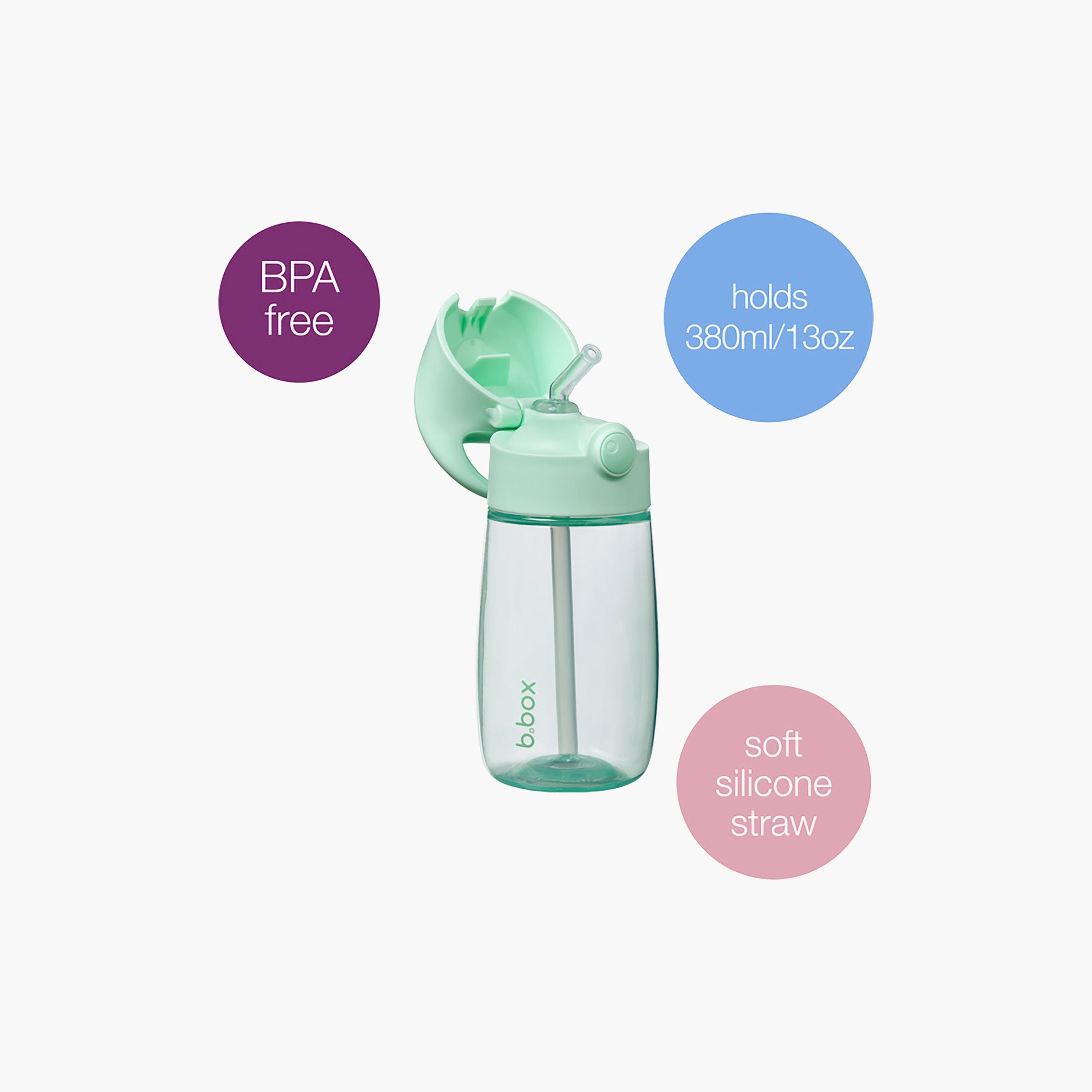B.box Junior Easy Grip Water Bottle - 380ml-baby-feeding-feedingbottles-bottlesandteats-image-2