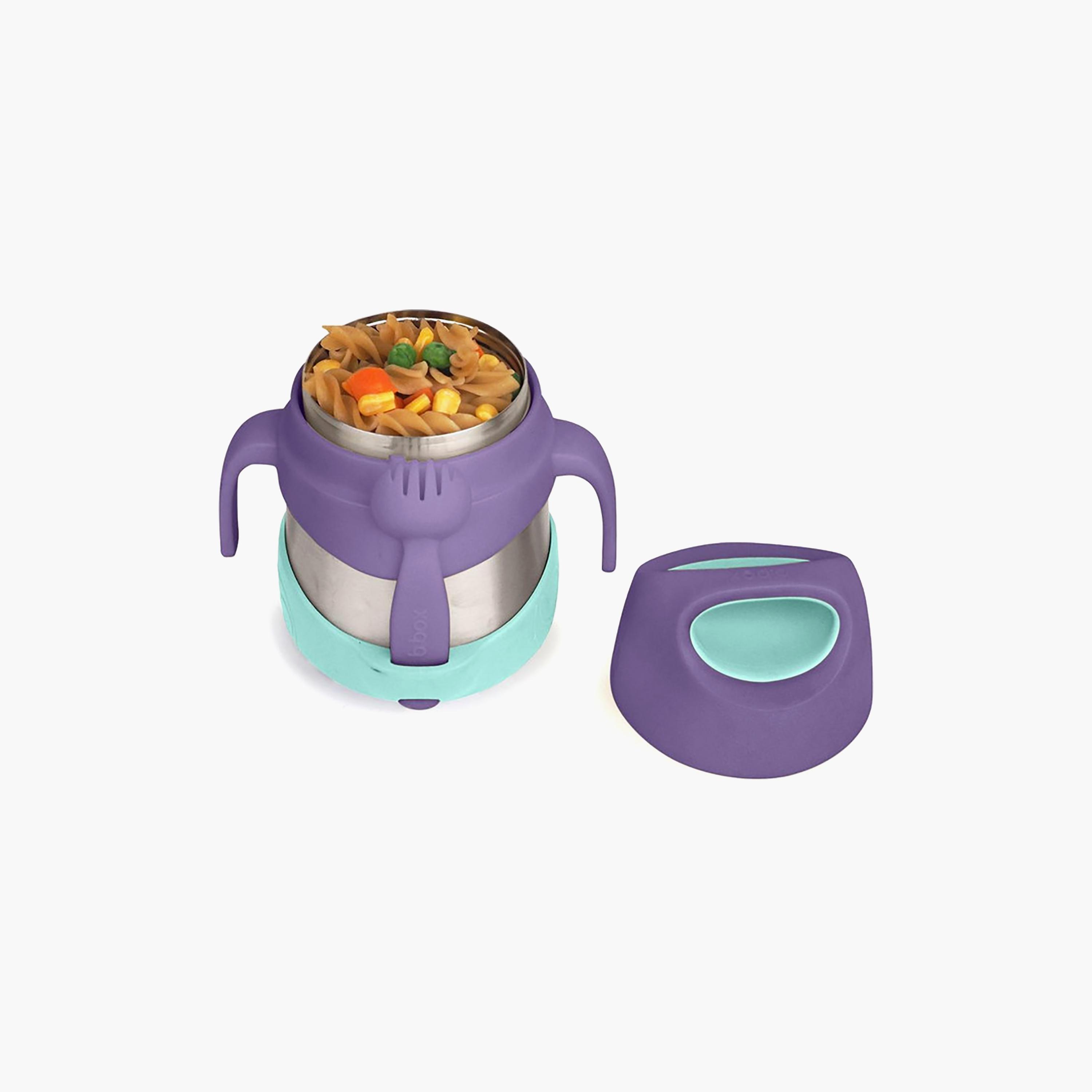 وعاء طعام معزول مزدوج الجدار من الفولاذ المقاوم للصدأ من بي.بوكس - 335 مل-baby-feeding-mealtimeessentials-image-1