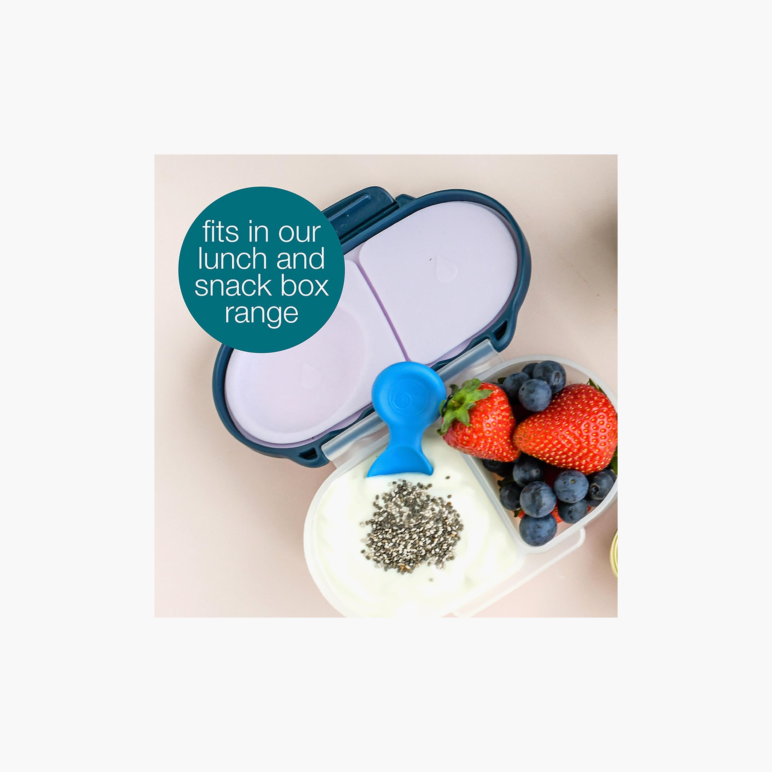 B.box 3-Piece Mini Silicone Feeding Spoon Set - Sage/Silver/Pink - 4m+-baby-feeding-mealtimeessentials-image-3