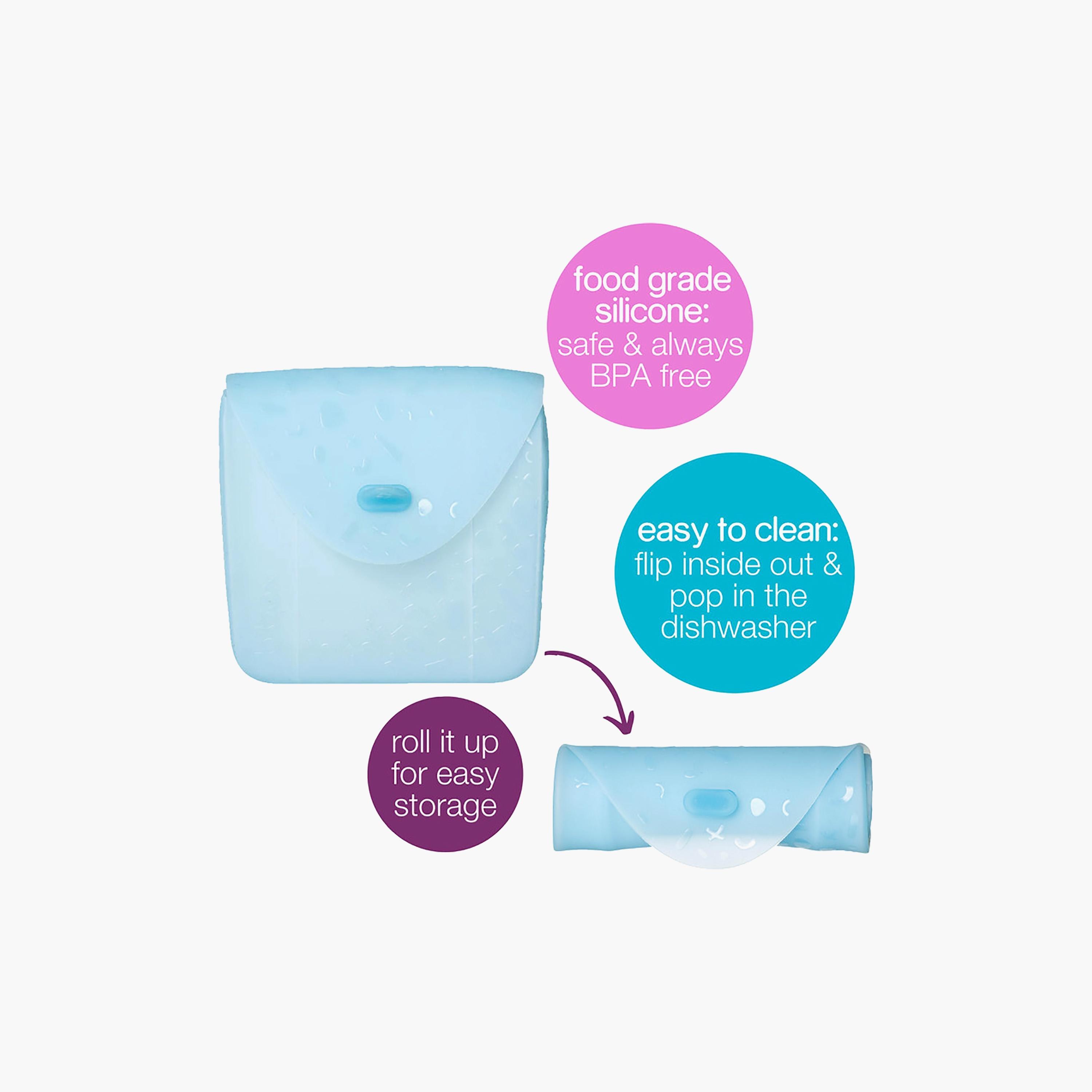B.box Silicone Meal Prep Storage Container - Ice Blue-baby-feeding-mealtimeessentials-image-2
