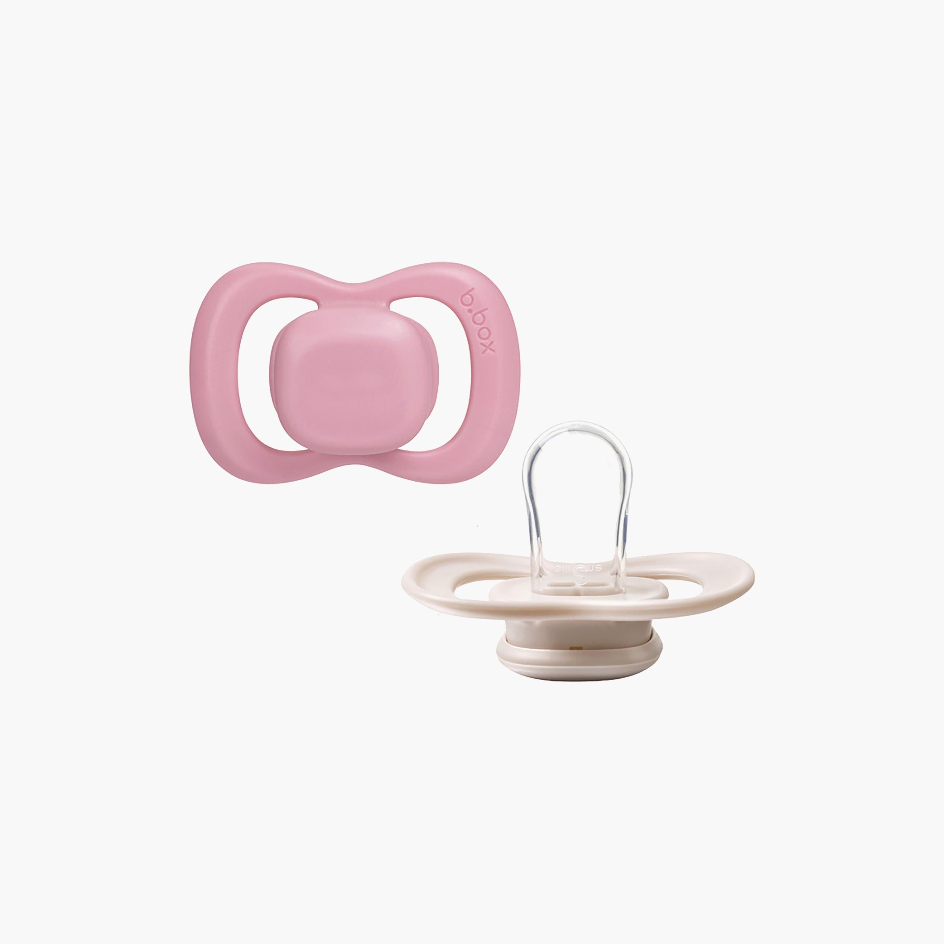 B.box 2-Piece Silicone Pacifier Set - 0m+-baby-feeding-pacifiers-image-1