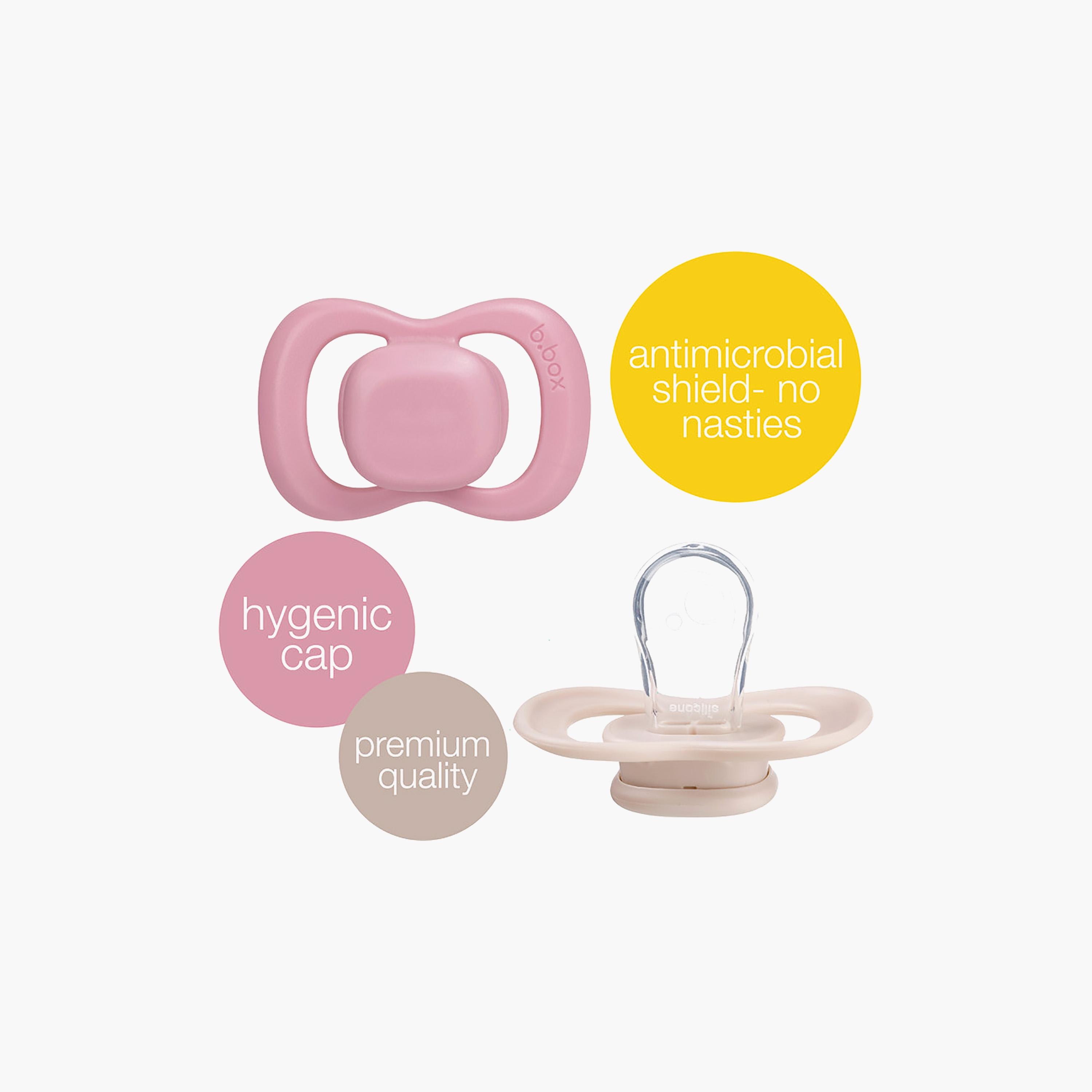 B.box 2-Piece Silicone Pacifier Set - 0m+-baby-feeding-pacifiers-image-2