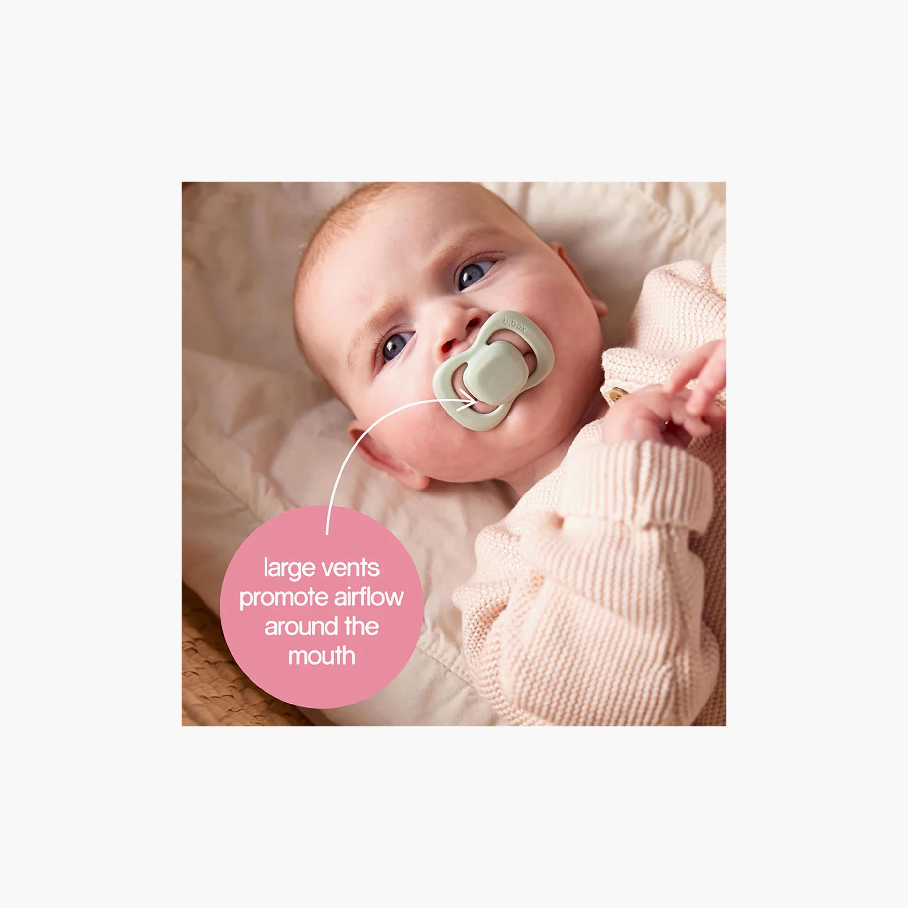 B.box 2-Piece Silicone Pacifier Set - 0m+-baby-feeding-pacifiers-image-3
