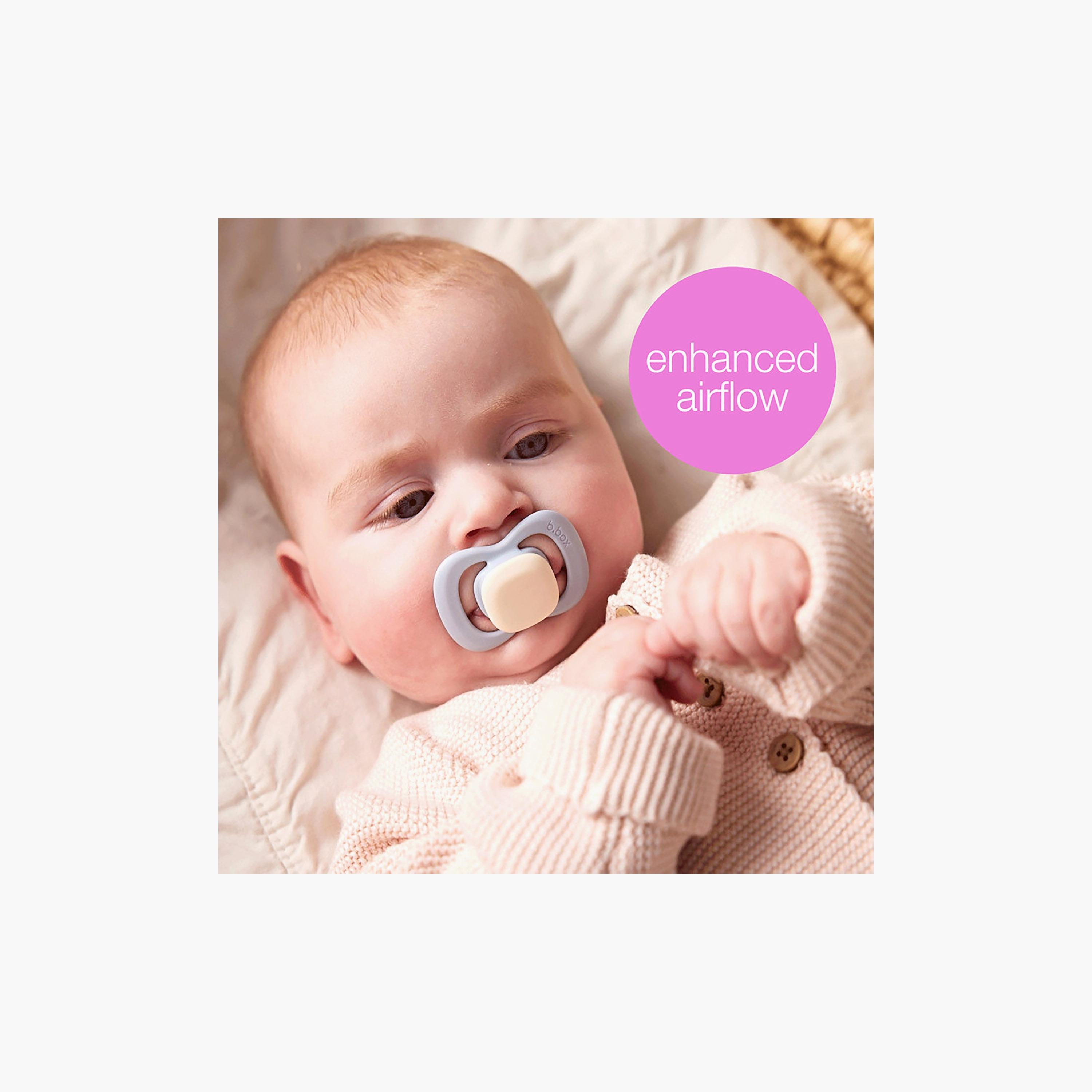 B.box 2-Piece Silicone Pacifier Set - 0m+-baby-feeding-pacifiers-image-4