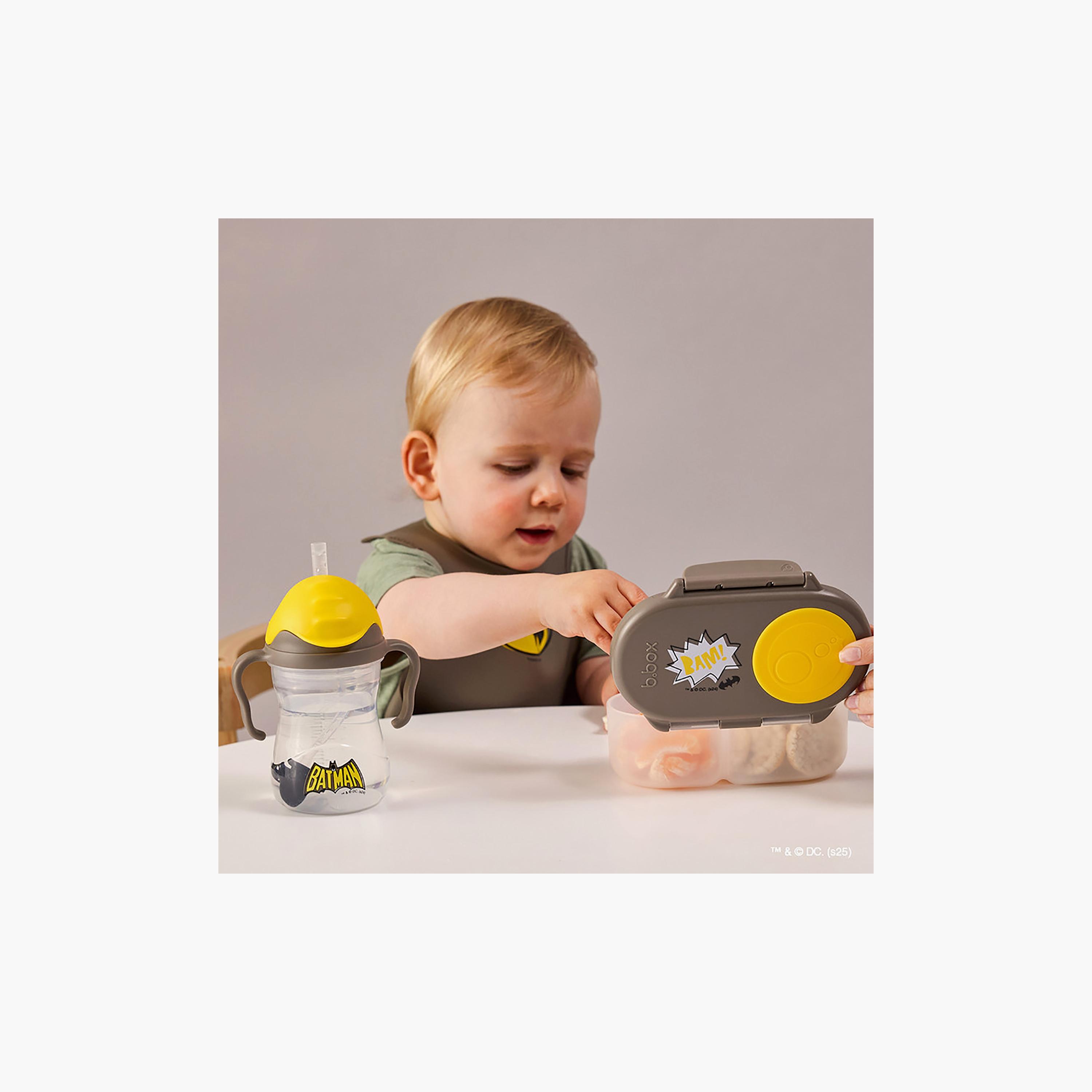 B.Box Mini Bento Lunch Box with 2 Leakproof Compartments - Batman-school-lunchessentials-lunchboxes-image-7