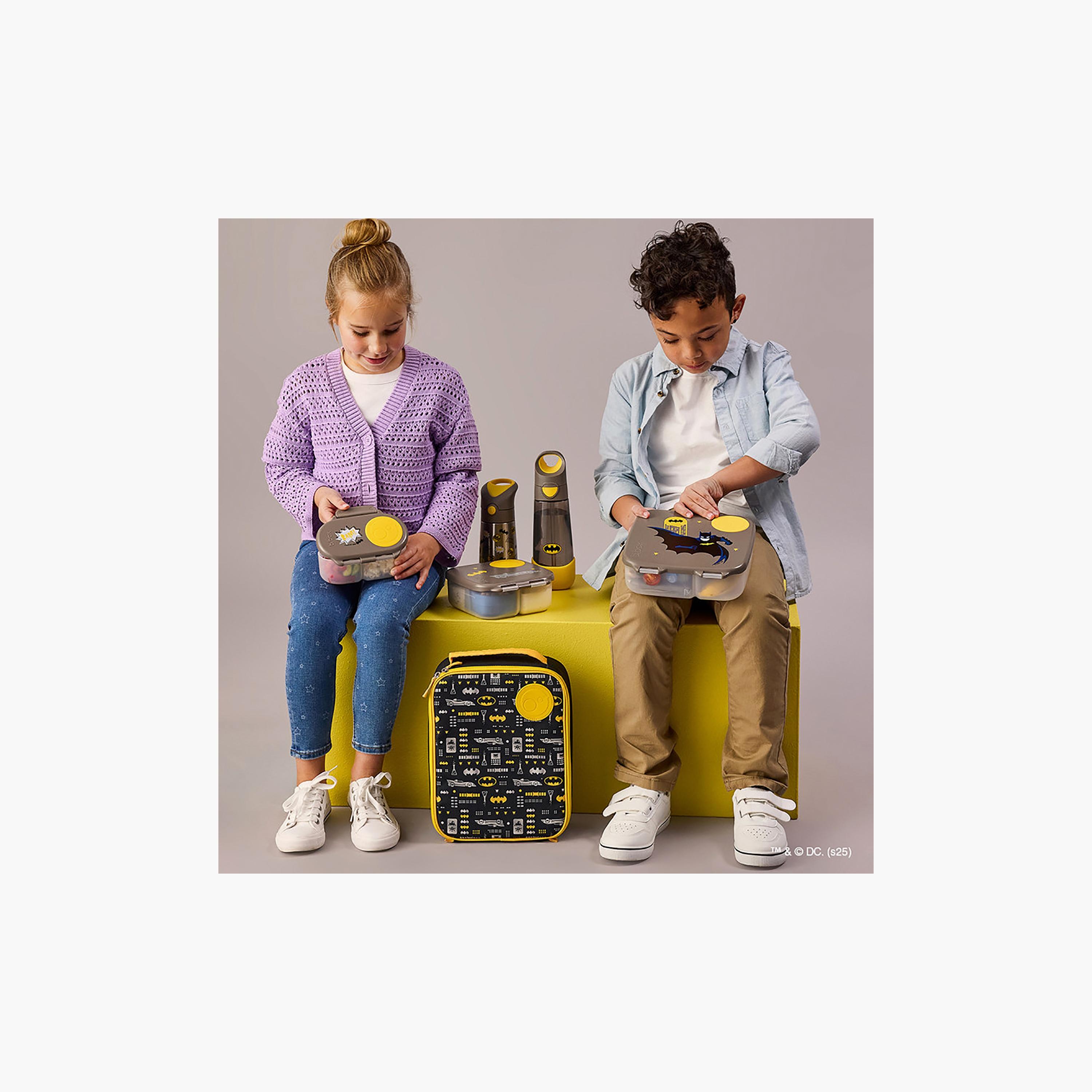صندوق غداء بينتو صغير مانع للتسرب - باتمان من بي.بوكس-school-lunchessentials-lunchboxes-image-8