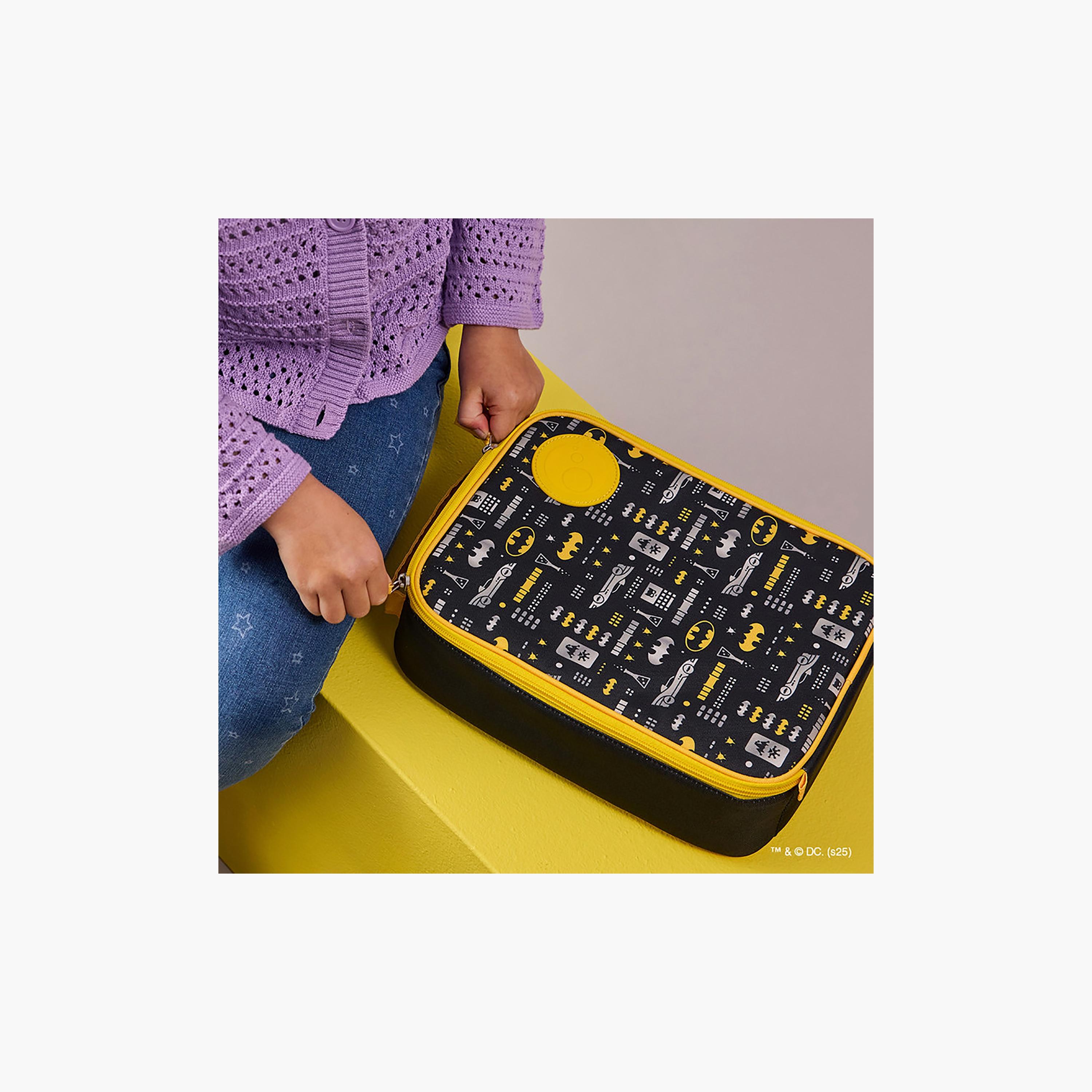 حقيبة غداء مرنة معزولة - باتمان من بي.بوكس-school-lunchessentials-lunchbags-image-7