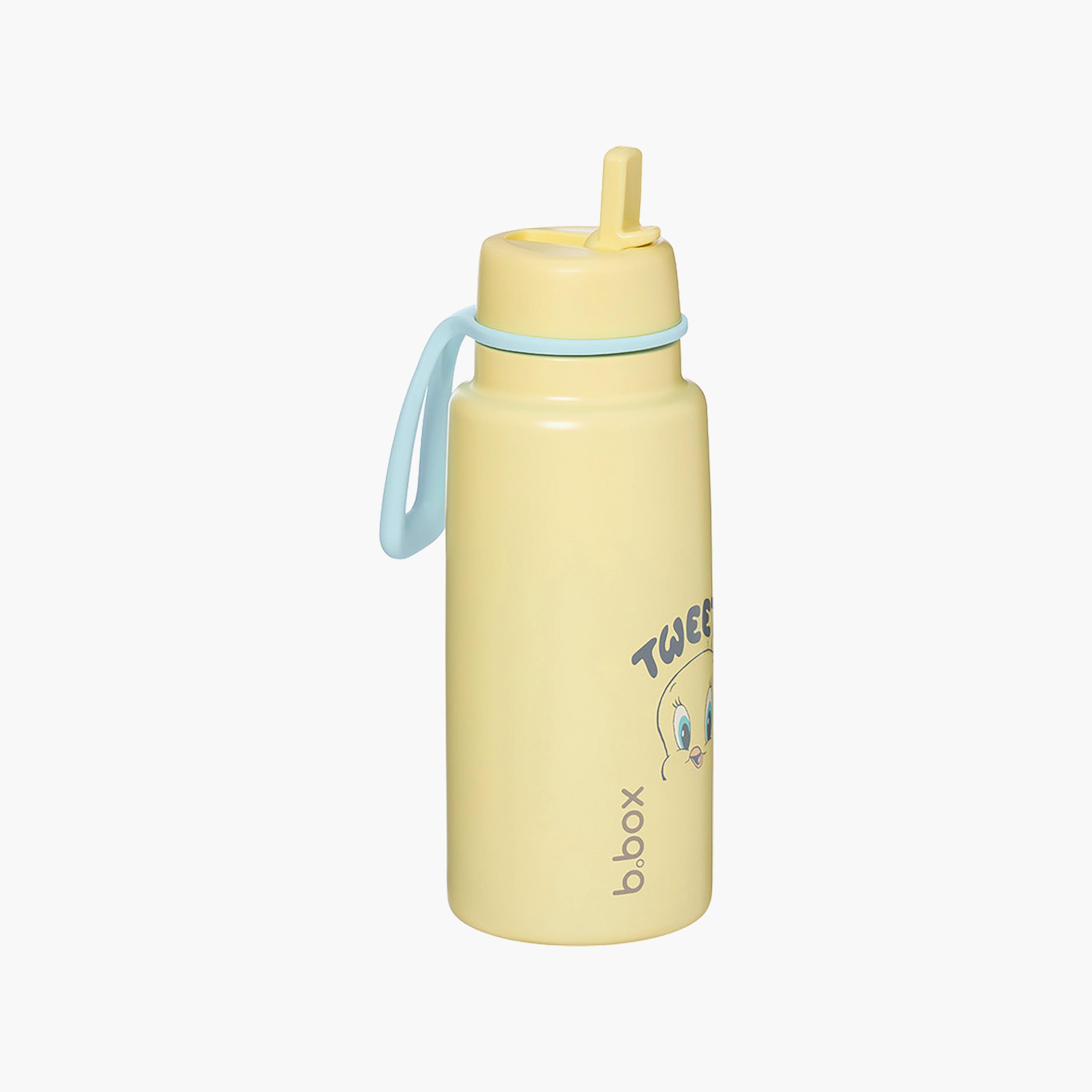 زجاجة مياه معزولة بغطاء قلاب - لوني تونز من بي.بوكس - 1000 مل-school-waterbottles-image-3