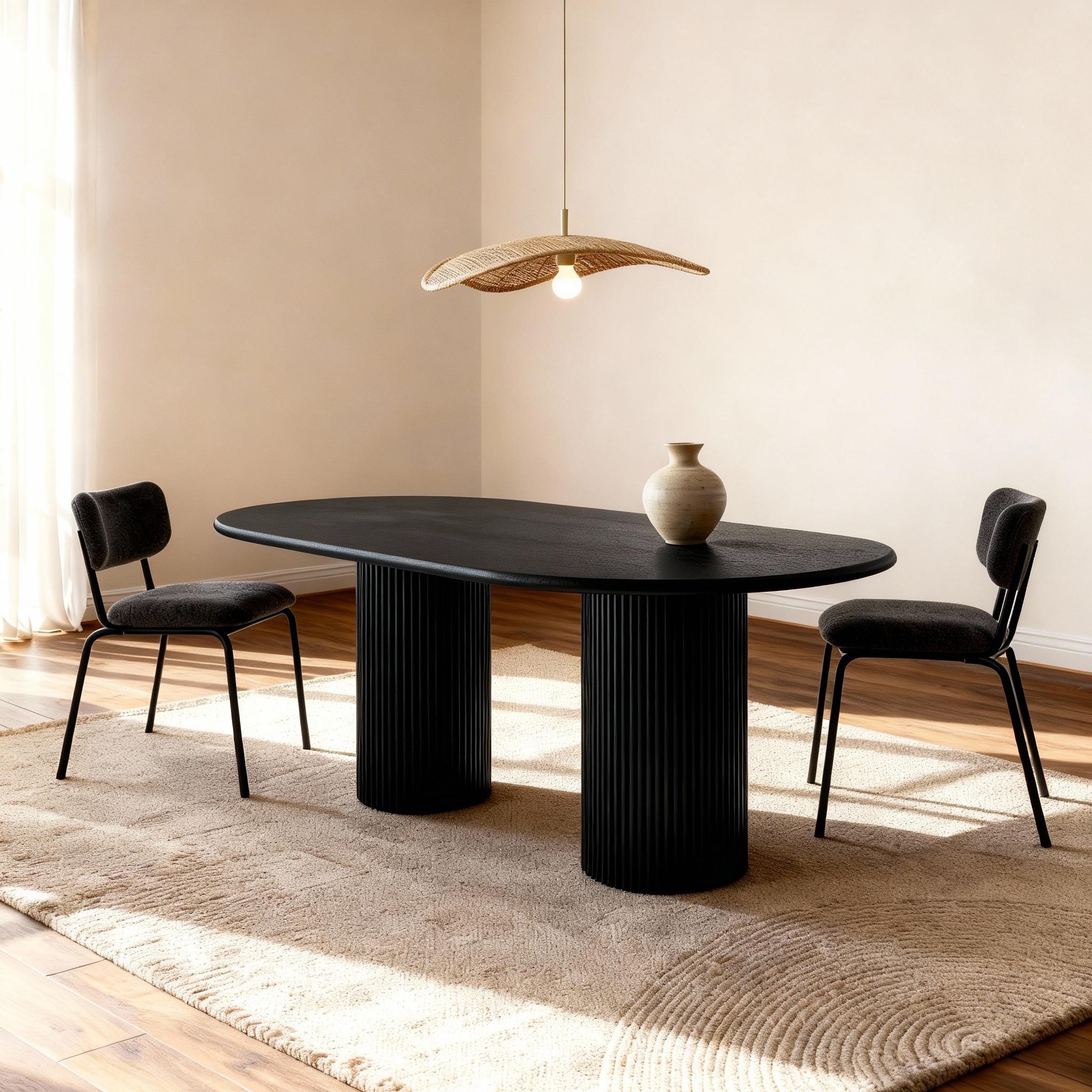 Studio Obliq Flo Lino 6-Seater Dining Table