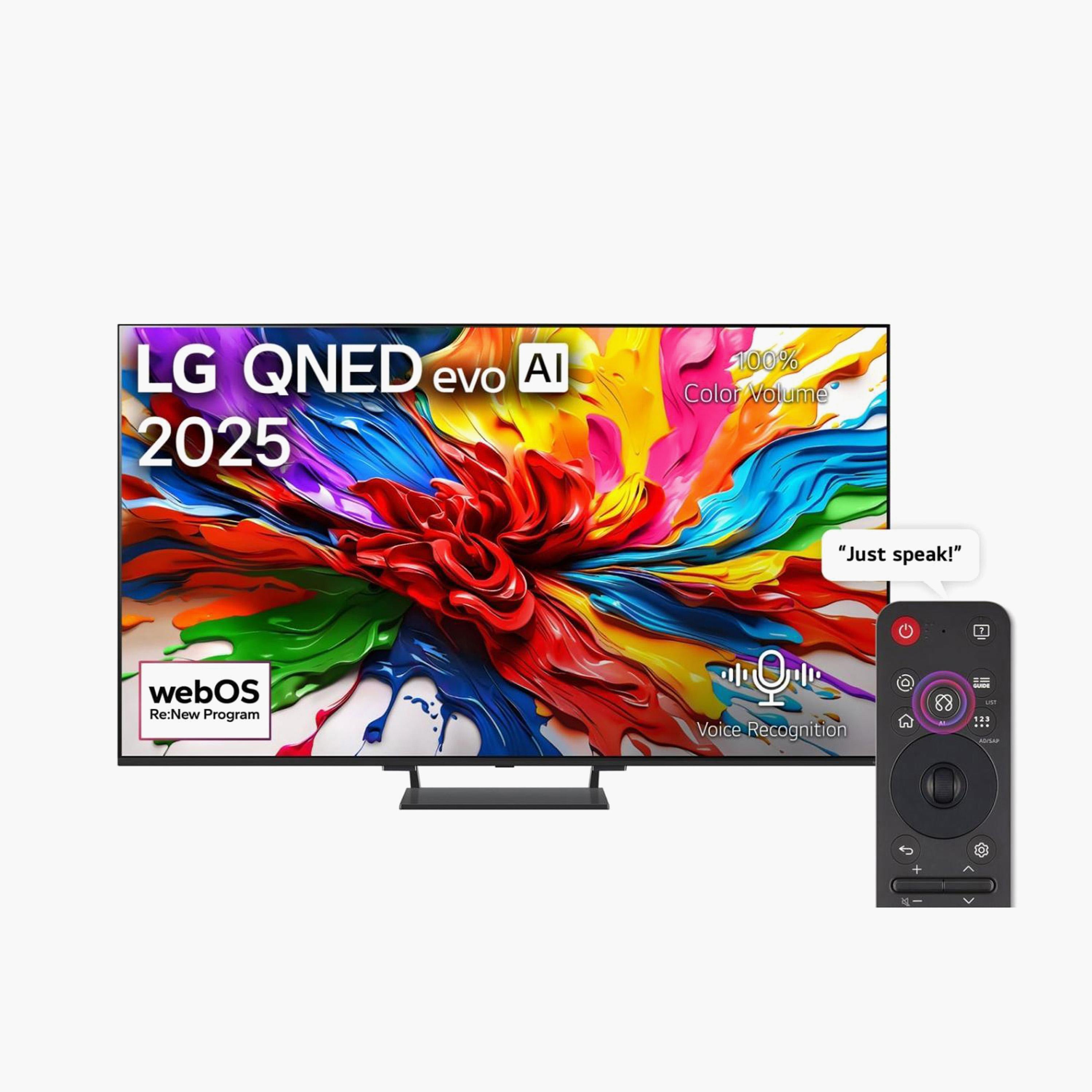 LG 65-inch QNED Evo AI Mini-LED 4K 120Hz Smart TV - QNED93