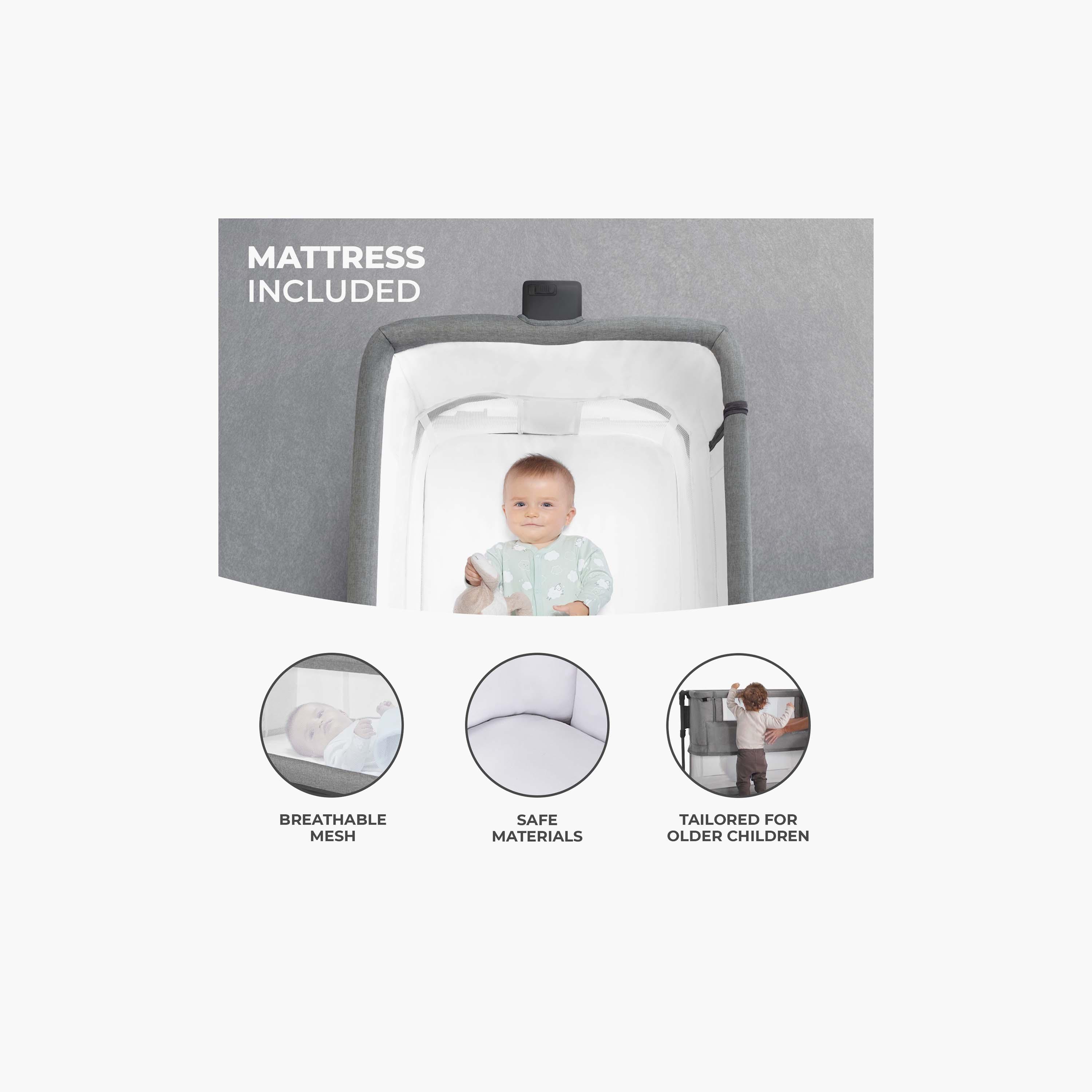 Kinderkraft Neste Grow 3-In-1 Co-Sleeper Cot-baby-nursery-furniture-cribsandbeds-bassinets-image-8