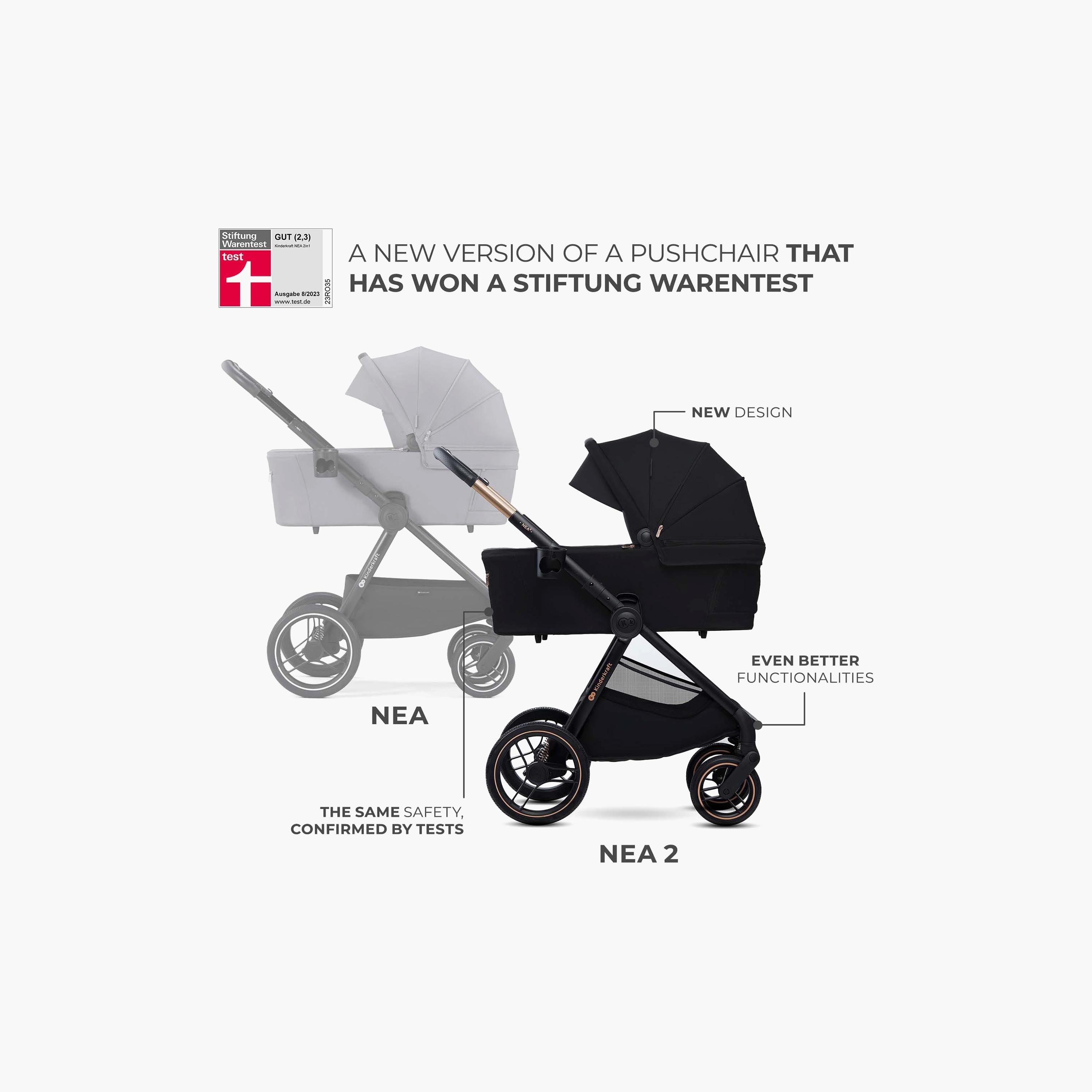 Kinderkraft Nea 2 Stroller - 0 - 27 Kg-baby-gear-strollersandprams-strollers-image-10