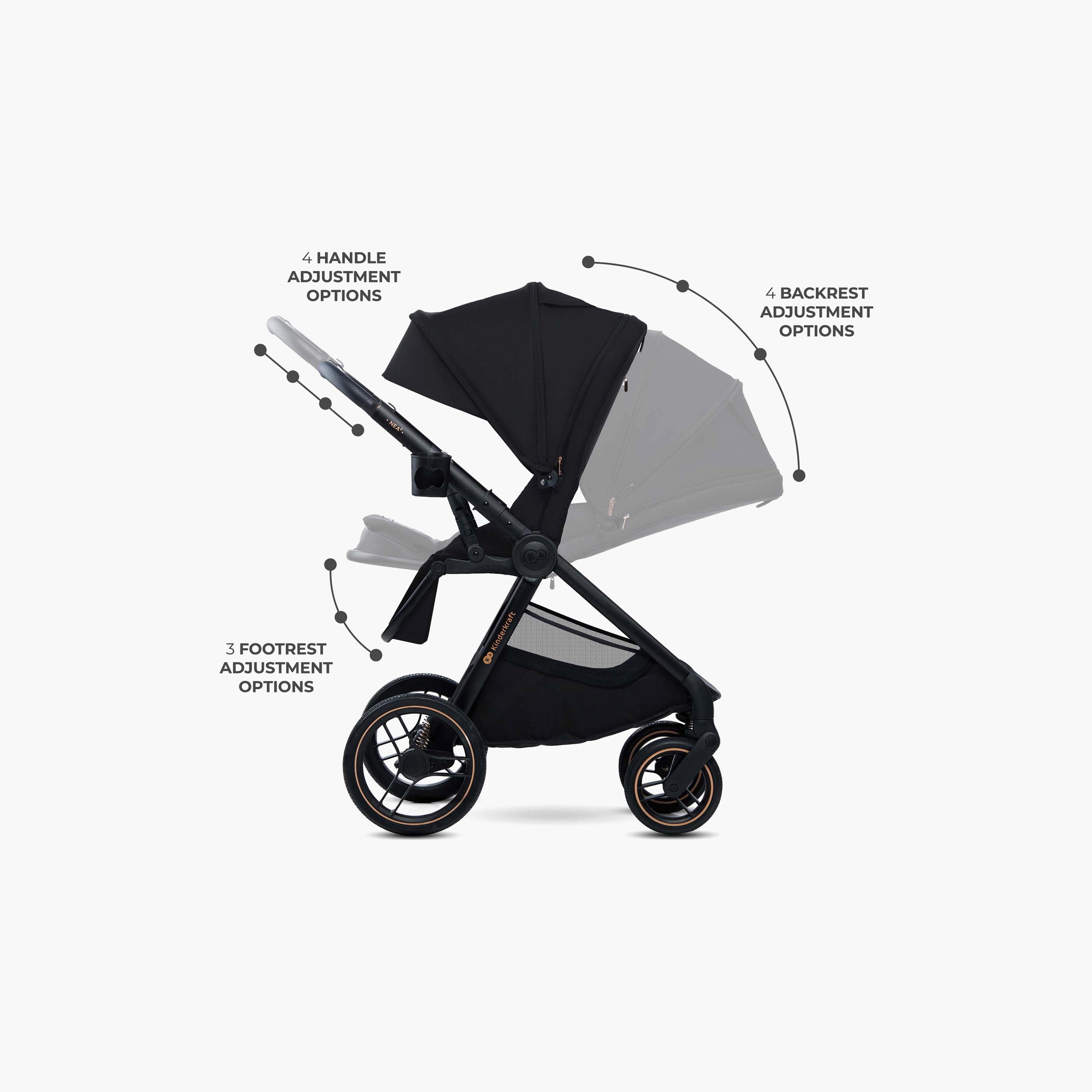 Kinderkraft Nea 2 Stroller - 0 - 27 Kg-baby-gear-strollersandprams-strollers-image-23