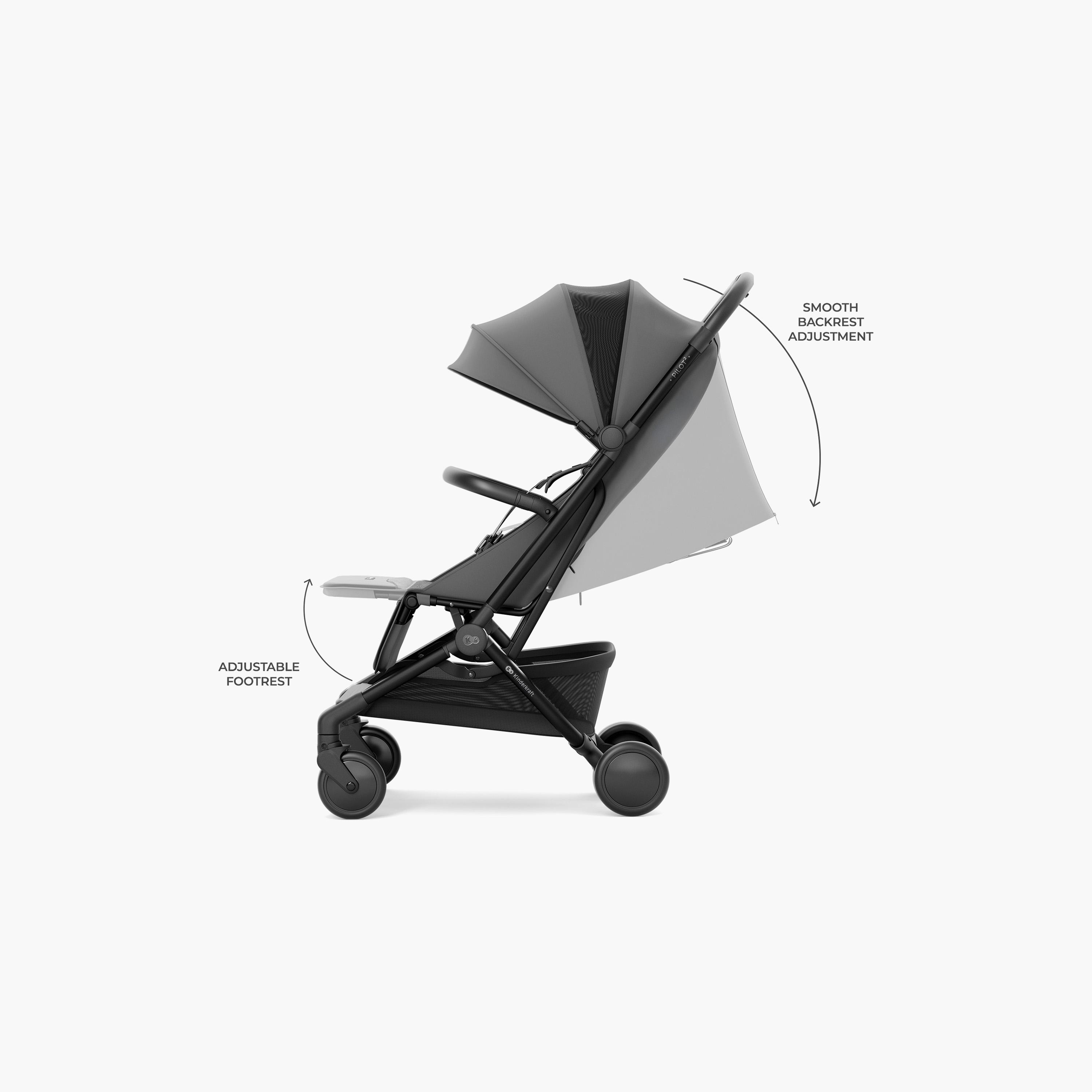 Kinderkraft Pilot 2 Stroller - 0 - 22 kg-baby-gear-strollersandprams-strollers-image-2