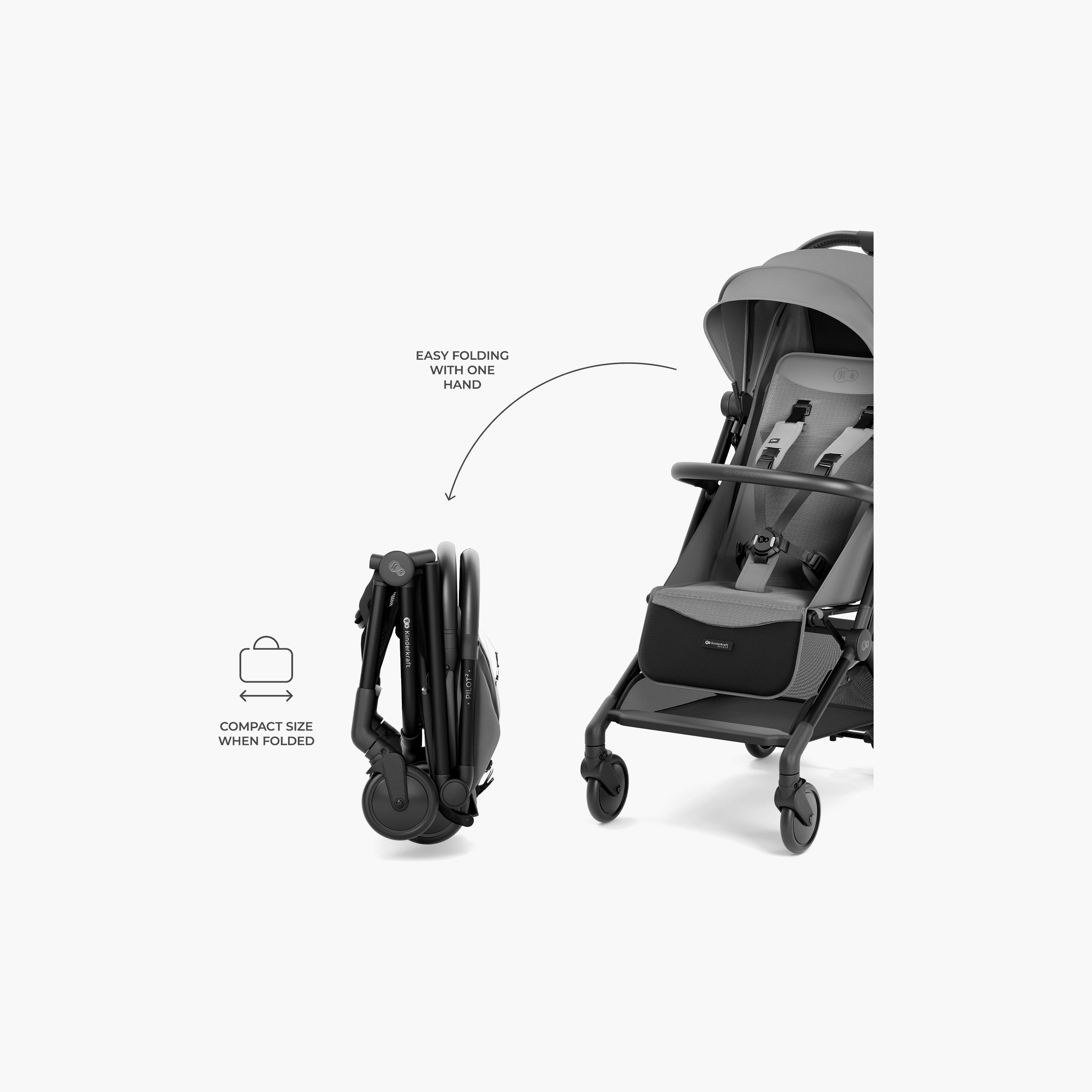 Kinderkraft Pilot 2 Stroller - 0 - 22 kg-baby-gear-strollersandprams-strollers-image-3