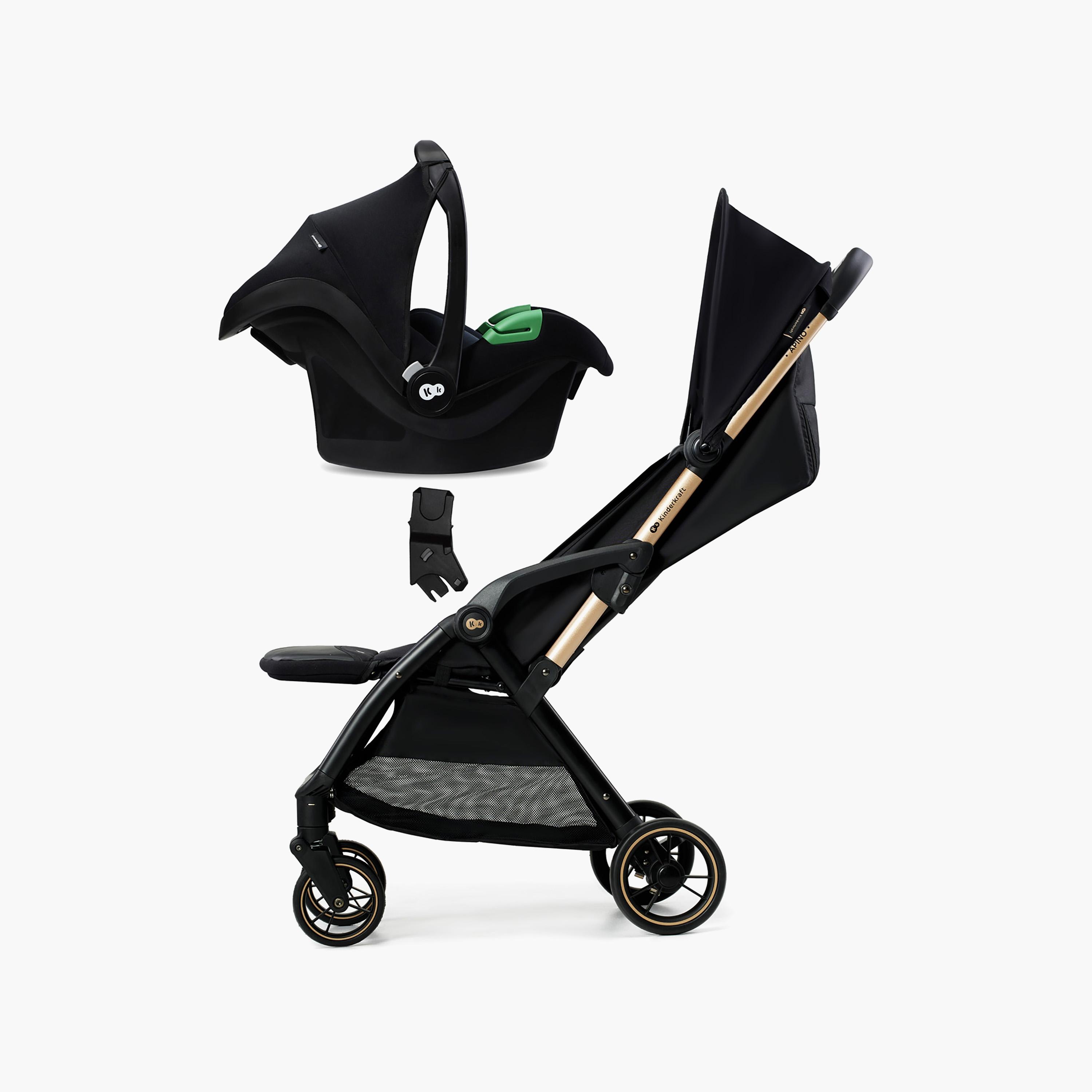Kinderkraft 2-Piece Apino Pushchair Adapters - Black-baby-gear-travelaccessories-image-2