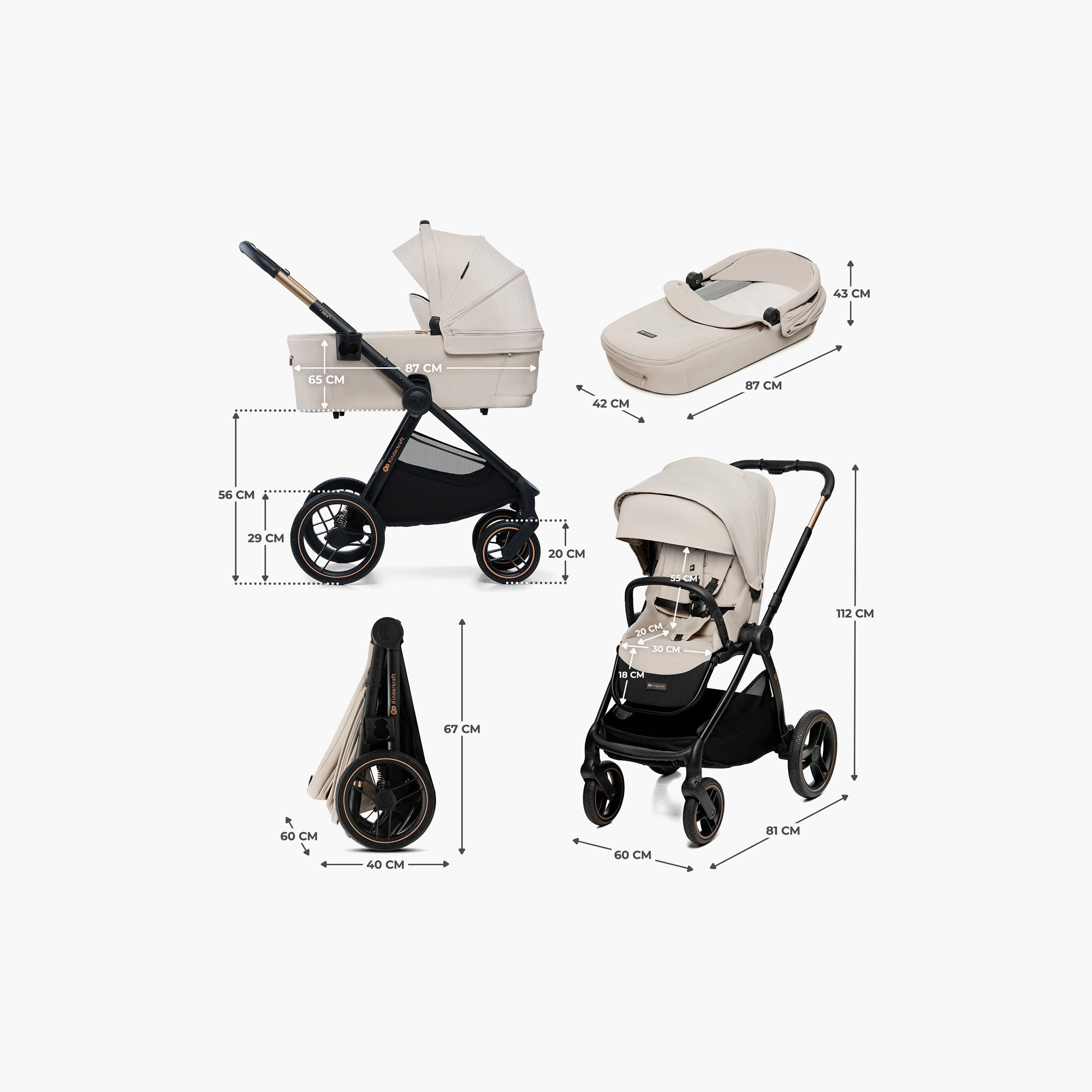 Kinderkraft Nea 2 Stroller - 0 - 27 Kg-baby-gear-strollersandprams-strollers-image-12