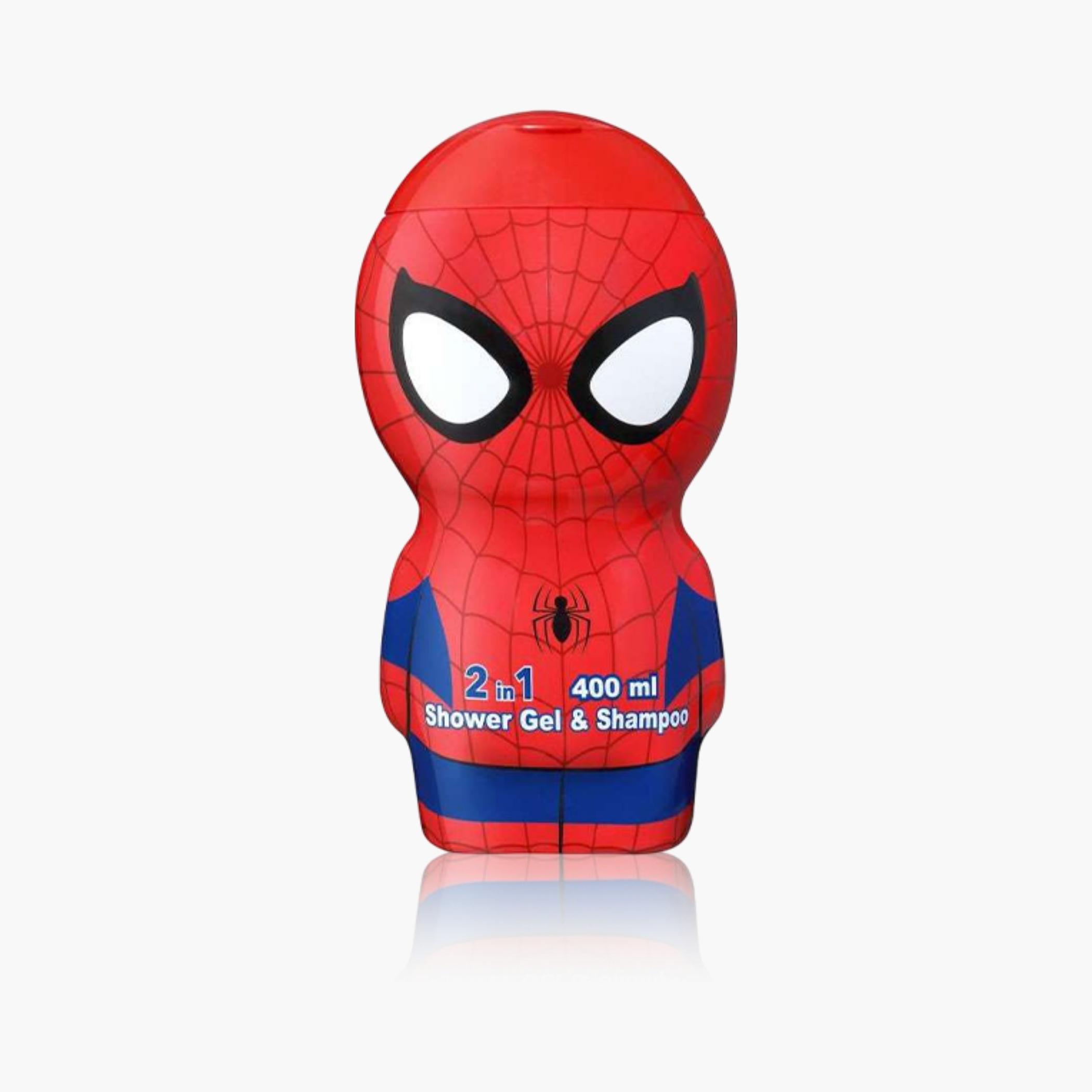 Marvel Spiderman 2D 2 In 1 Shower Gel & Shampoo - 400 ml-beautyandpersonalcare-fragrance-unisex-image-1