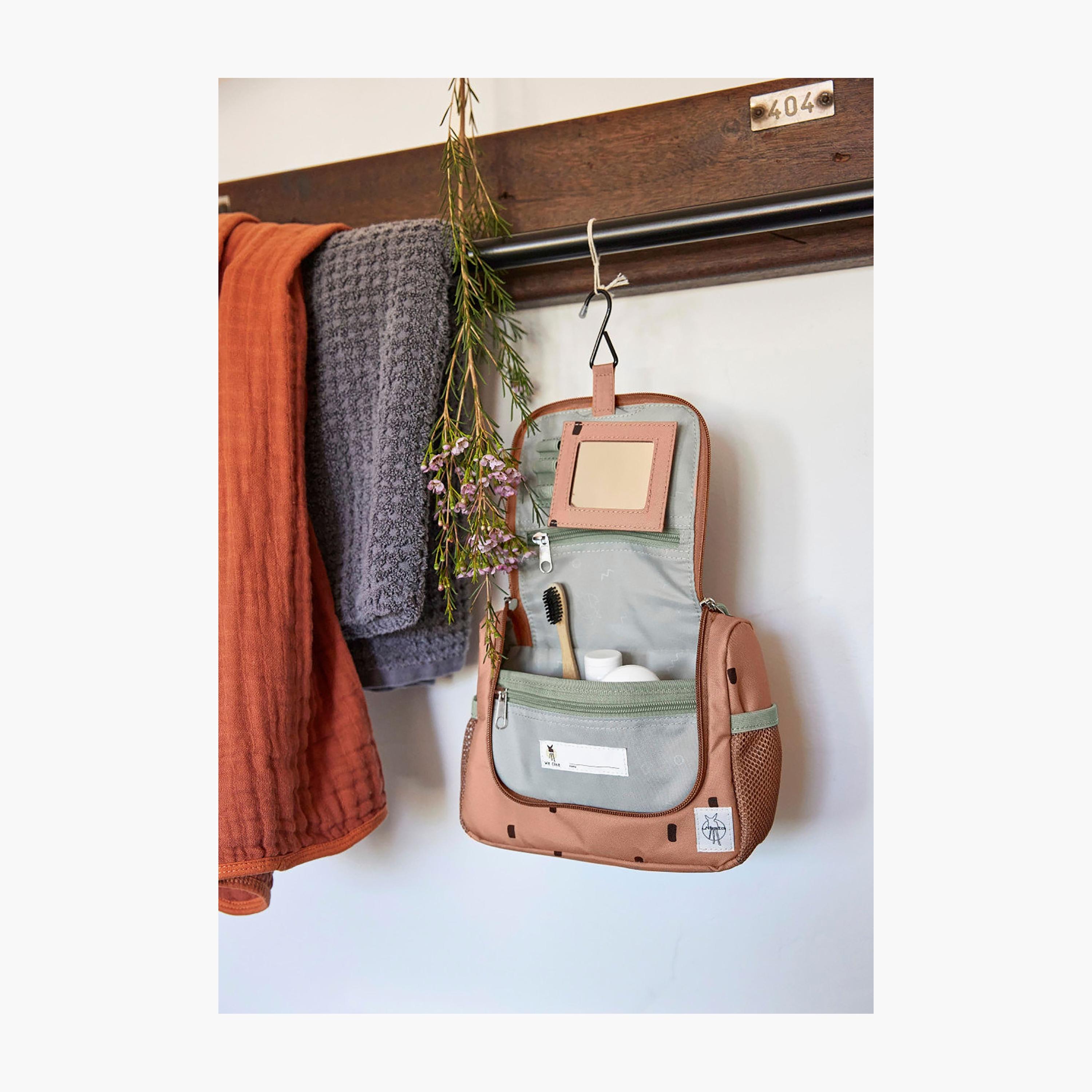 LASSIG Happy Prints Toiletry Washbag - Caramel-girls-accessories-bags-image-3