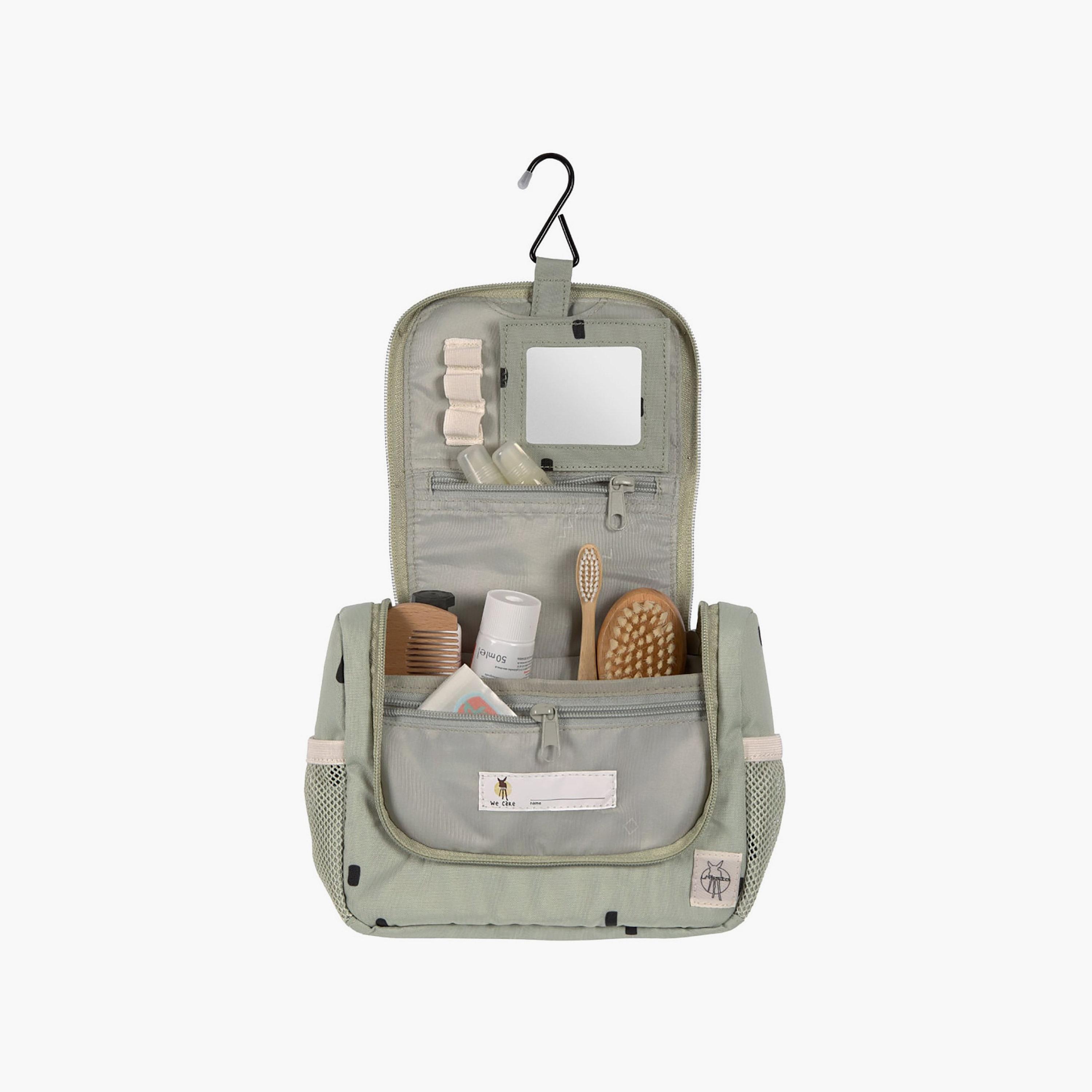 LASSIG Happy Prints Toiletry Washbag - Light Olive-girls-accessories-bags-image-5