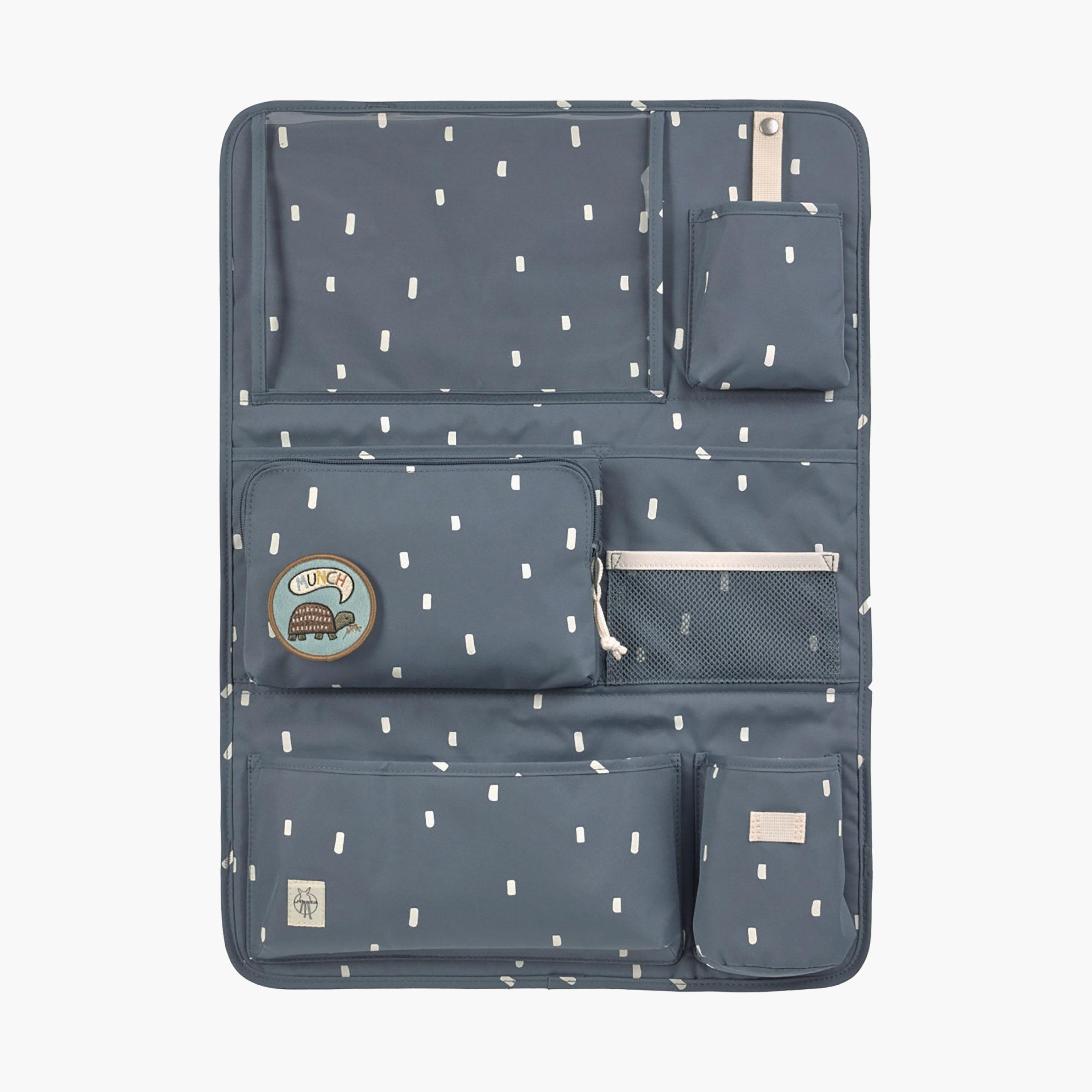 LASSIG Happy Prints Car Wrap-to-Go Organiser - Midnight Blue-baby-gear-travelaccessories-image-3