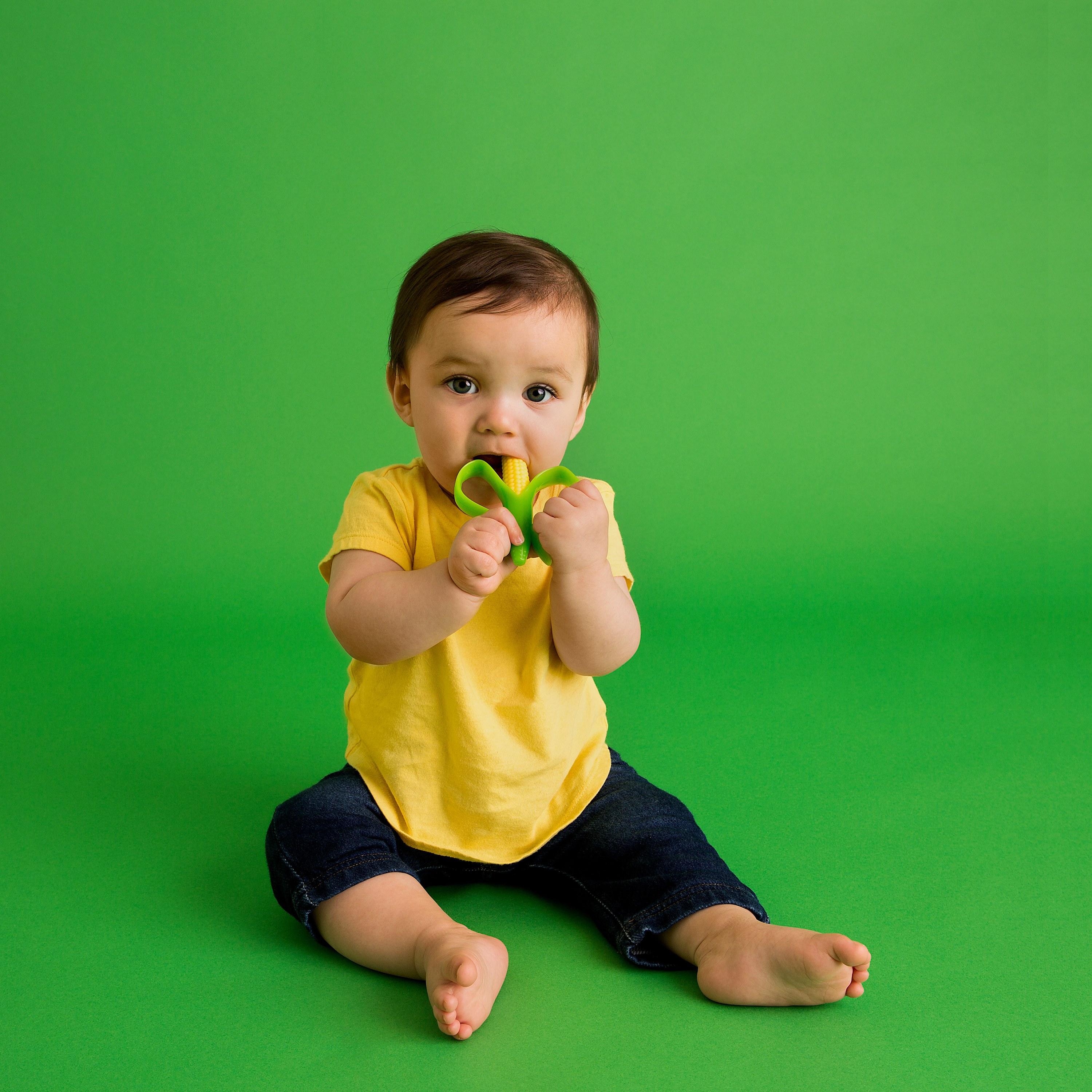 Baby Banana Corn Cob Infant Toothbrush - Yellow-baby-bathandcare-oralcare-image-15