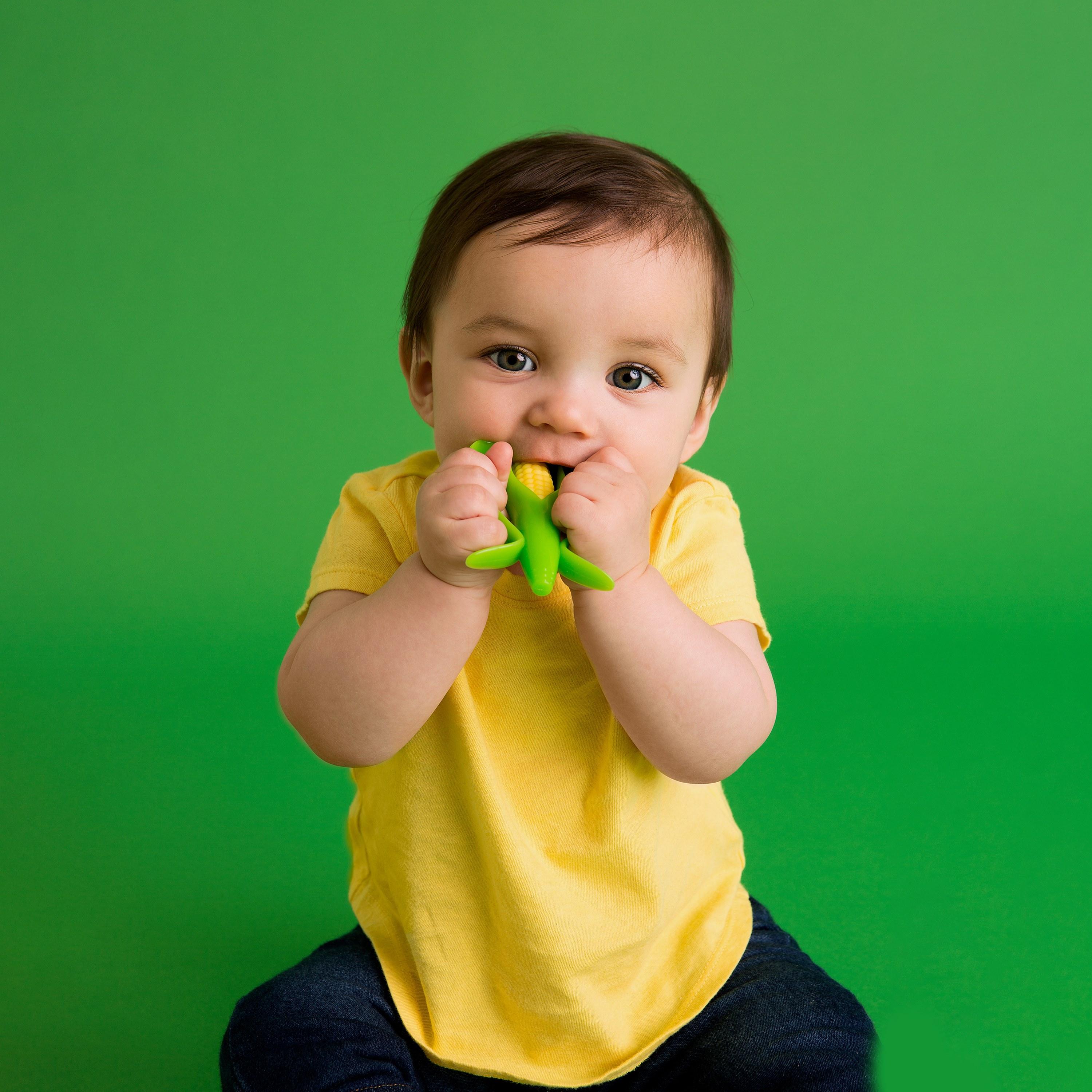 Baby Banana Corn Cob Infant Toothbrush - Yellow-baby-bathandcare-oralcare-image-17