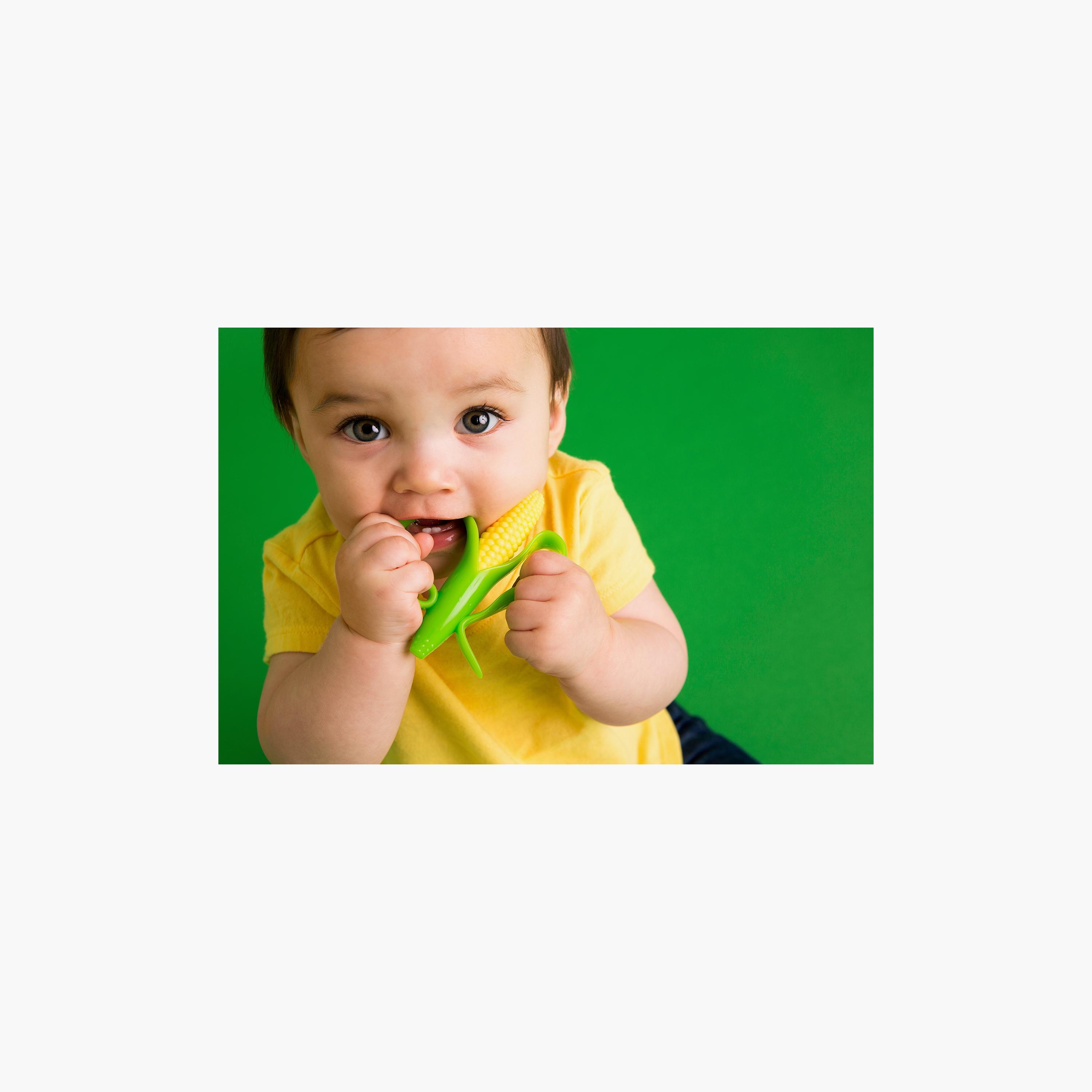 Baby Banana Corn Cob Infant Toothbrush - Yellow-baby-bathandcare-oralcare-image-18