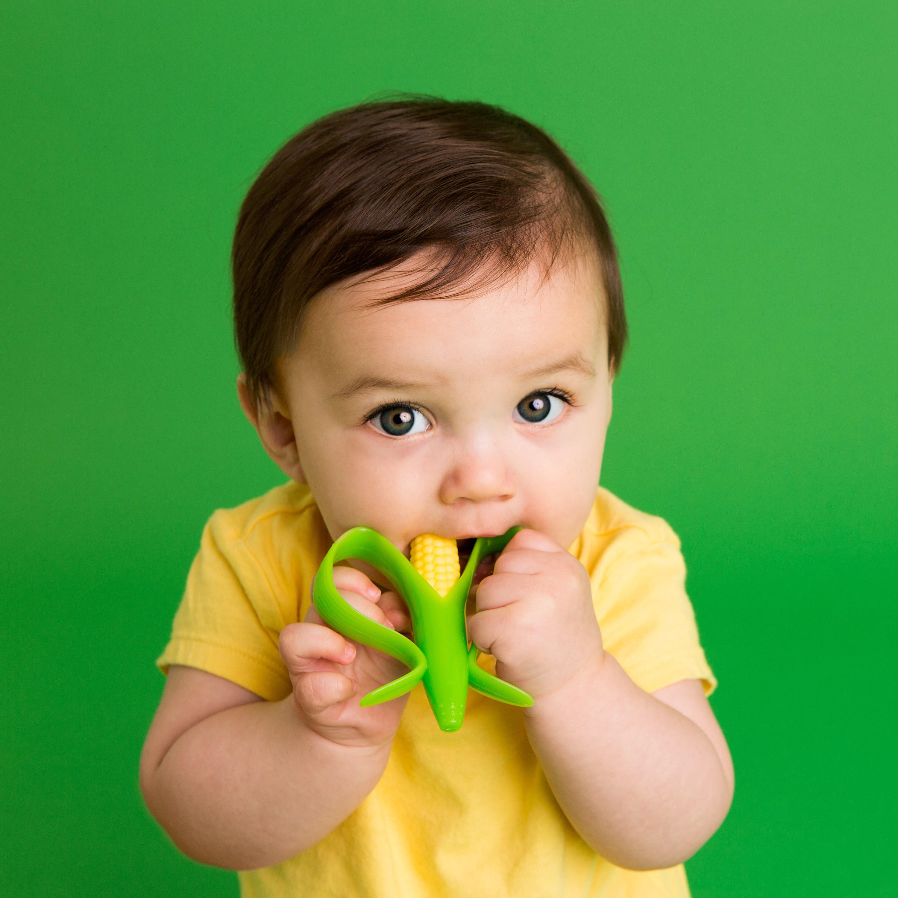 Baby Banana Corn Cob Infant Toothbrush - Yellow-baby-bathandcare-oralcare-image-19