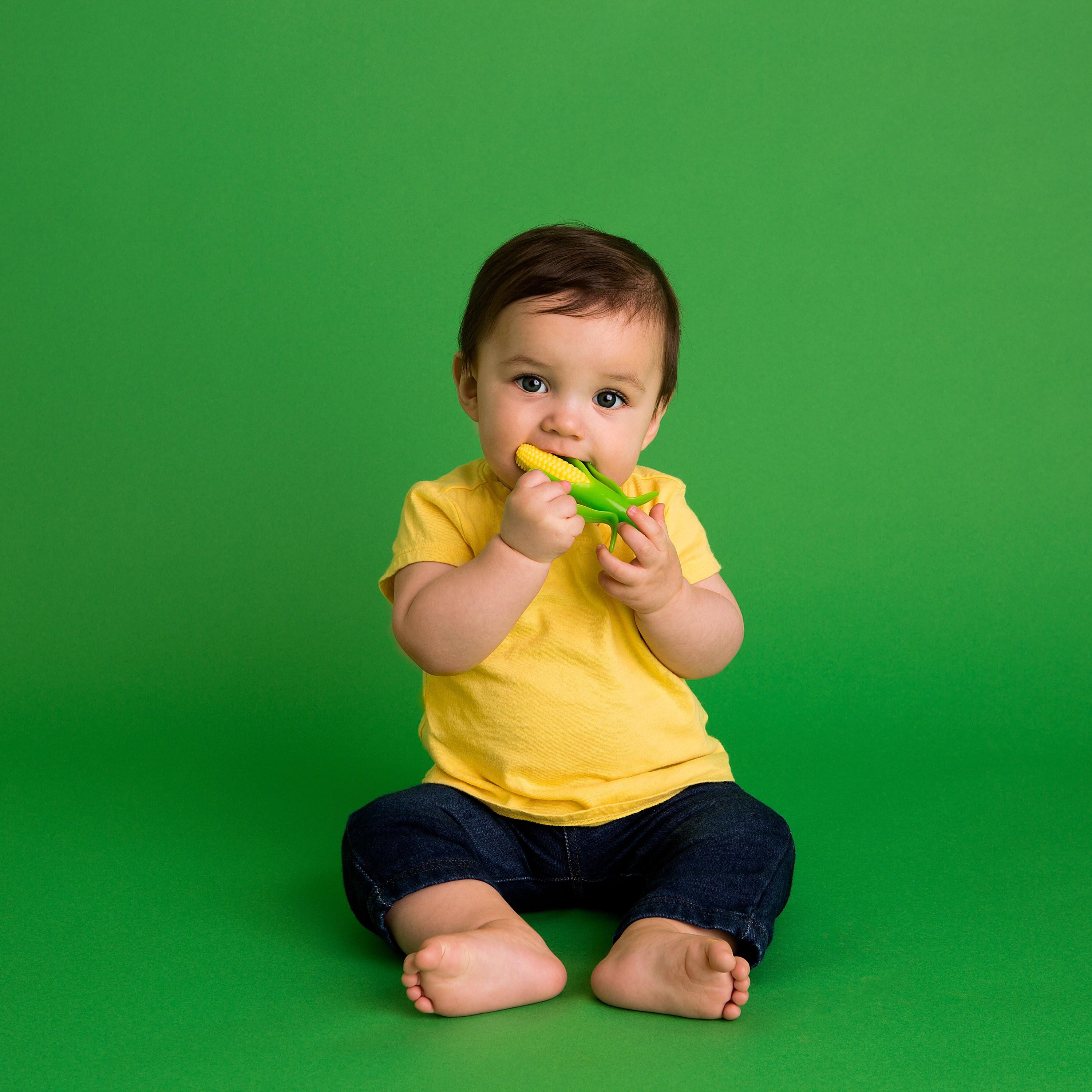 Baby Banana Corn Cob Infant Toothbrush - Yellow-baby-bathandcare-oralcare-image-21
