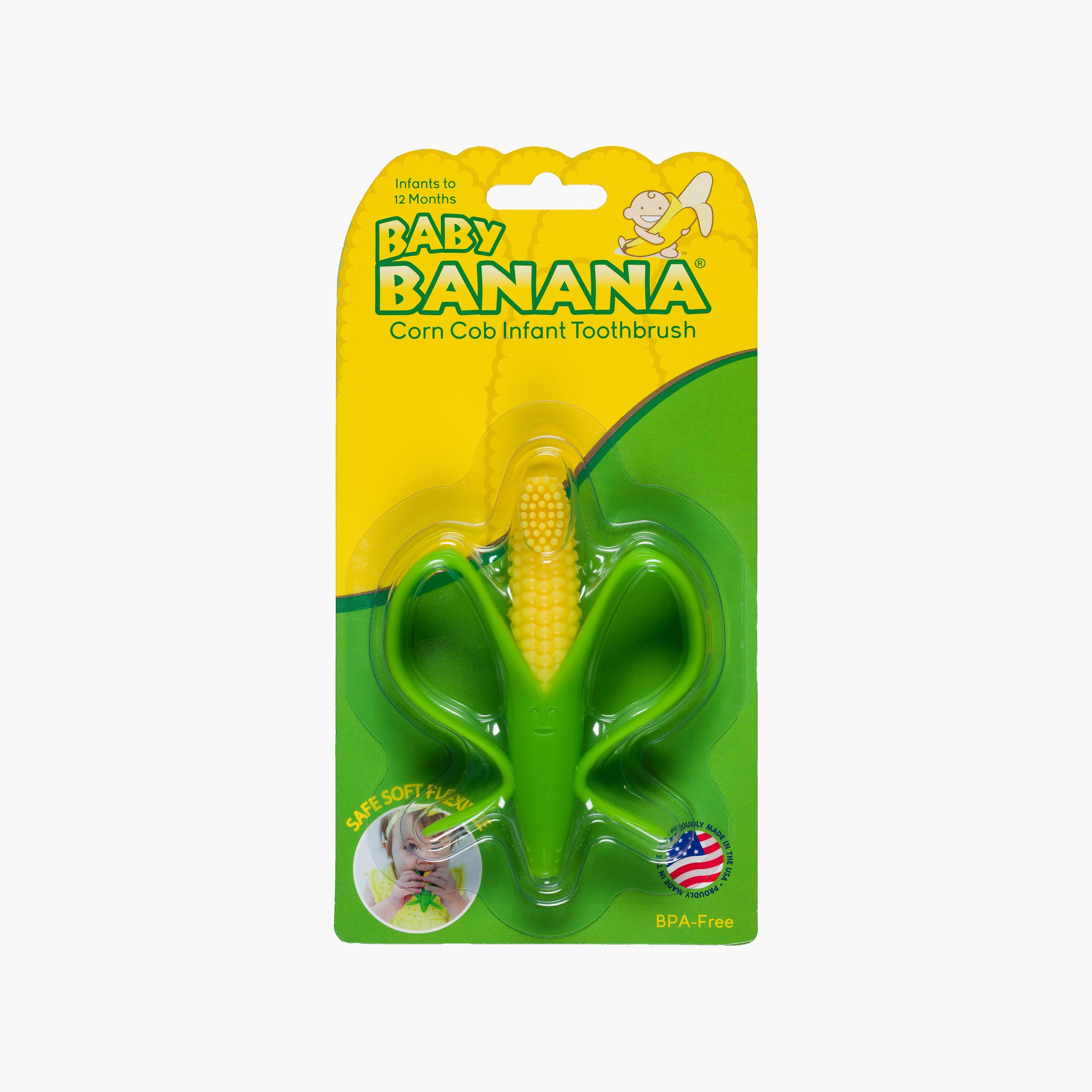 Baby Banana Corn Cob Infant Toothbrush - Yellow-baby-bathandcare-oralcare-image-24
