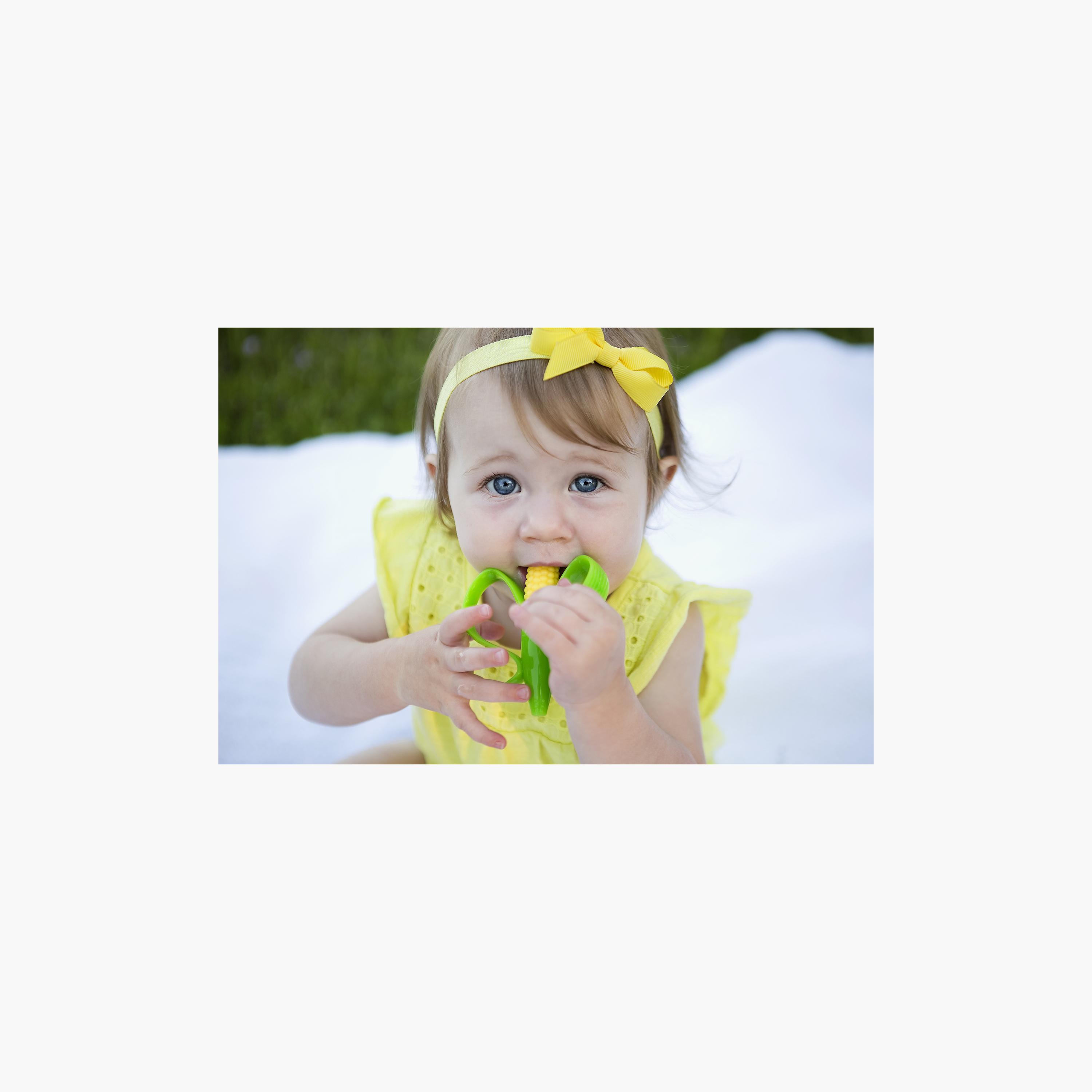 Baby Banana Corn Cob Infant Toothbrush - Yellow-baby-bathandcare-oralcare-image-27