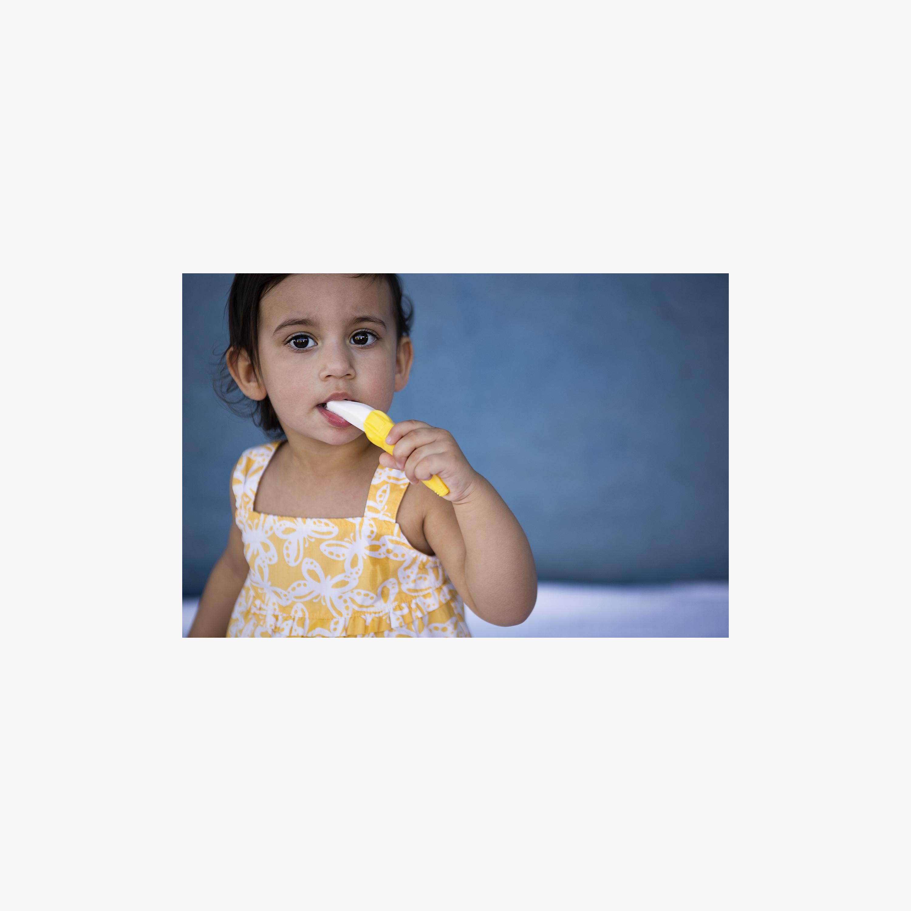 Baby Banana Toddler Toothbrush - Yellow-baby-bathandcare-oralcare-image-3