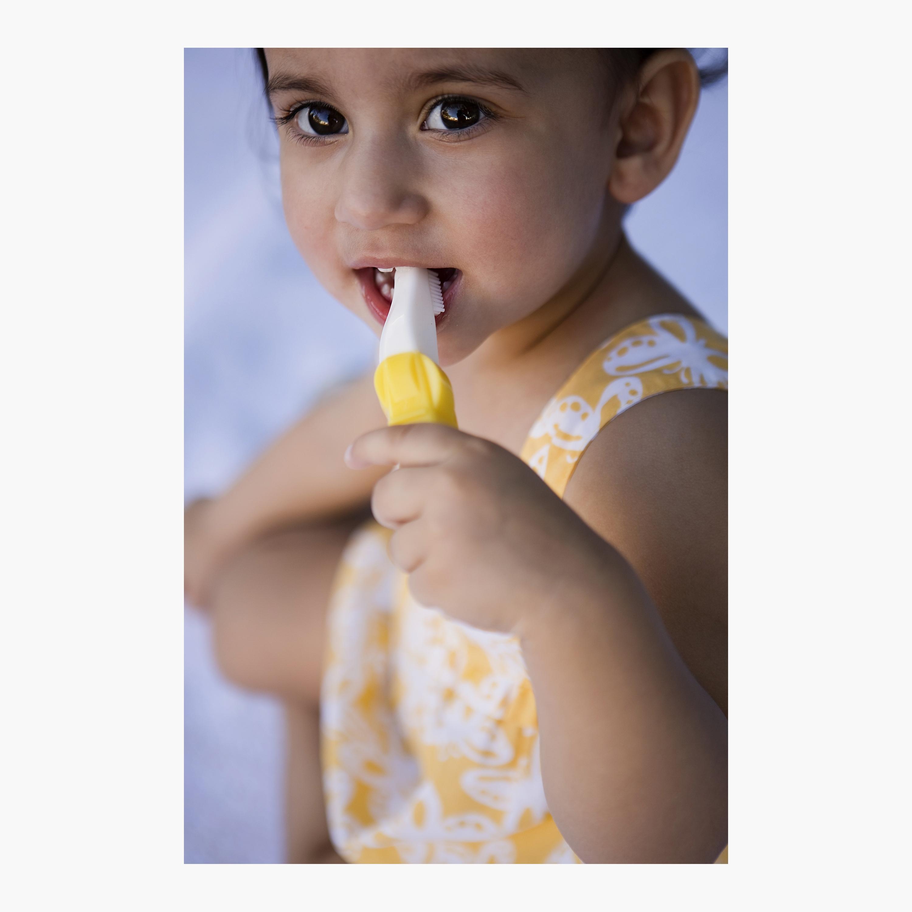 Baby Banana Toddler Toothbrush - Yellow-baby-bathandcare-oralcare-image-4