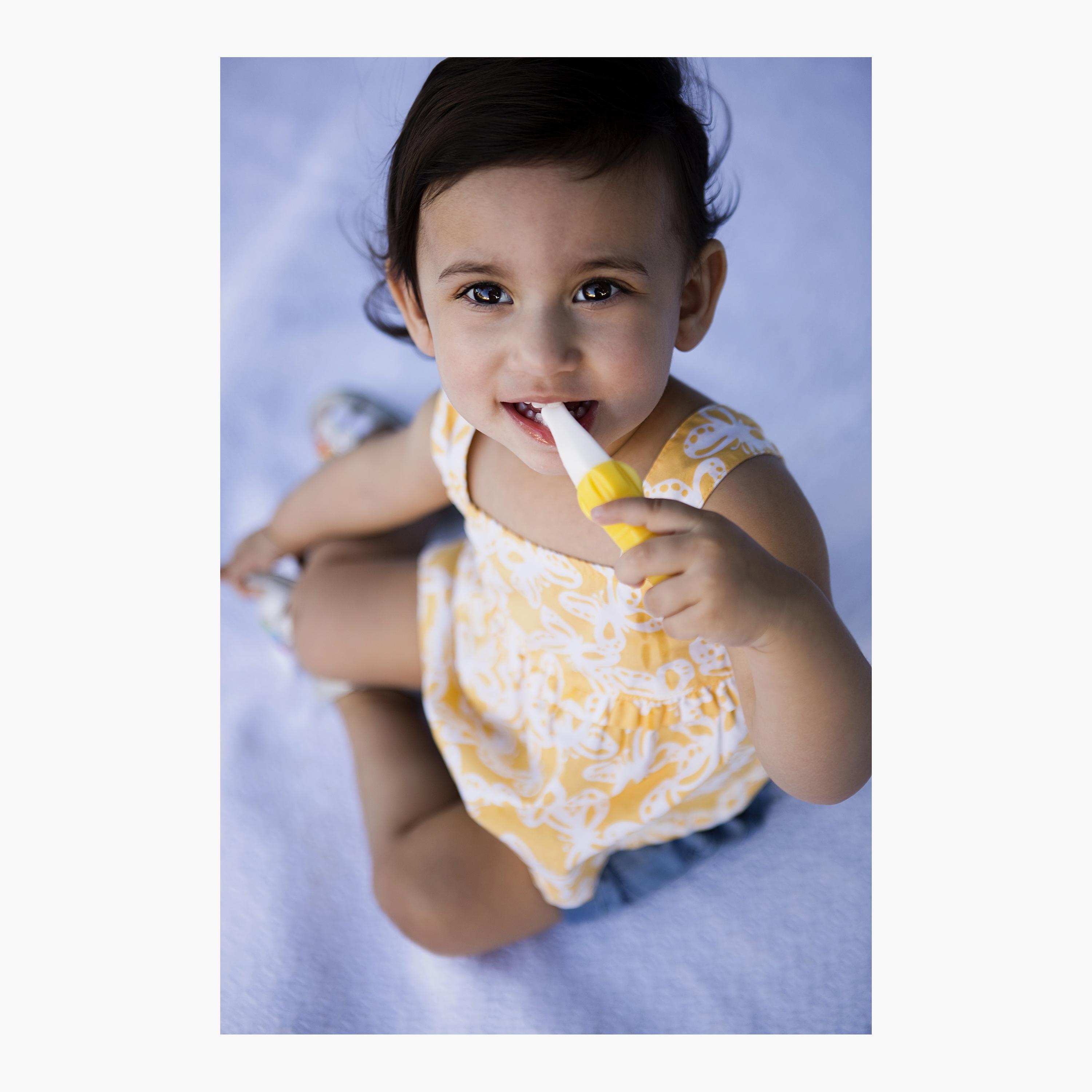 Baby Banana Toddler Toothbrush - Yellow-baby-bathandcare-oralcare-image-5