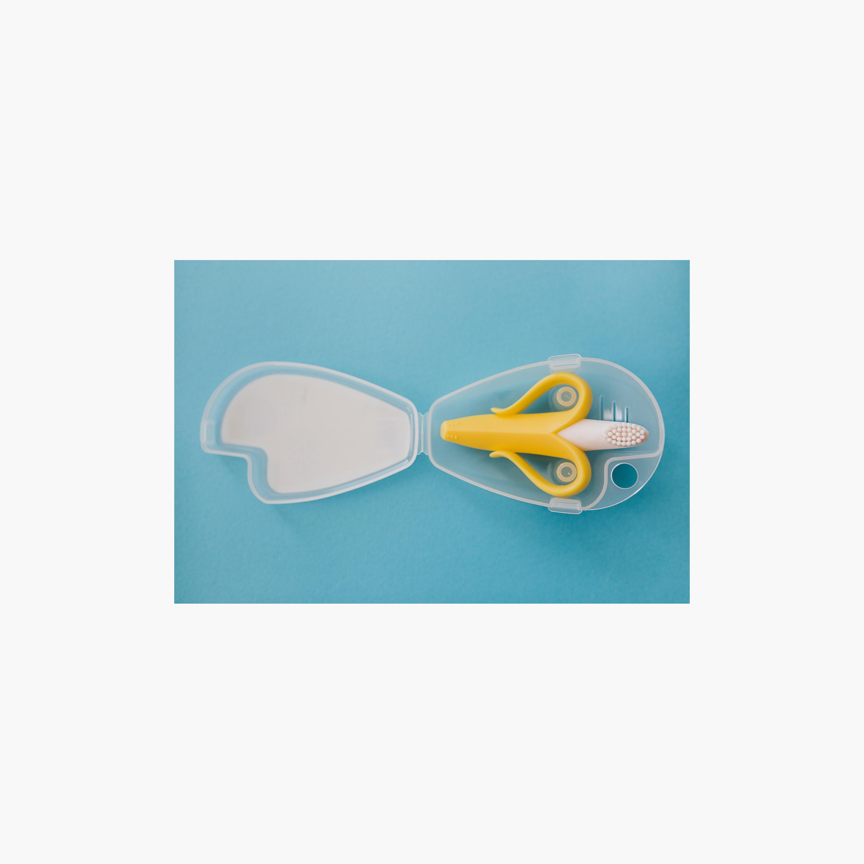 Baby Banana Infant Toothbrush Protective Pod - Clear-baby-bathandcare-oralcare-image-13