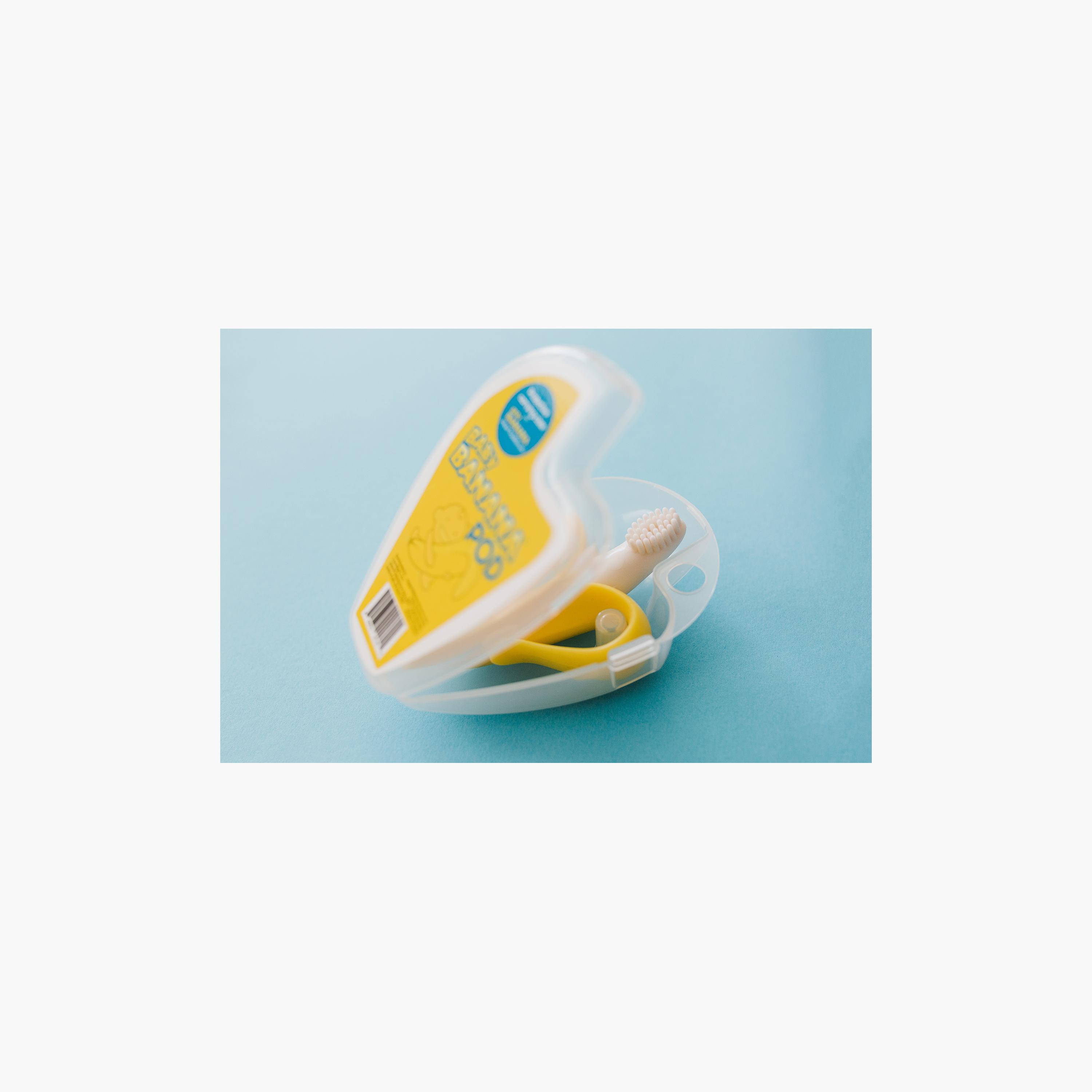 Baby Banana Infant Toothbrush Protective Pod - Clear-baby-bathandcare-oralcare-image-16