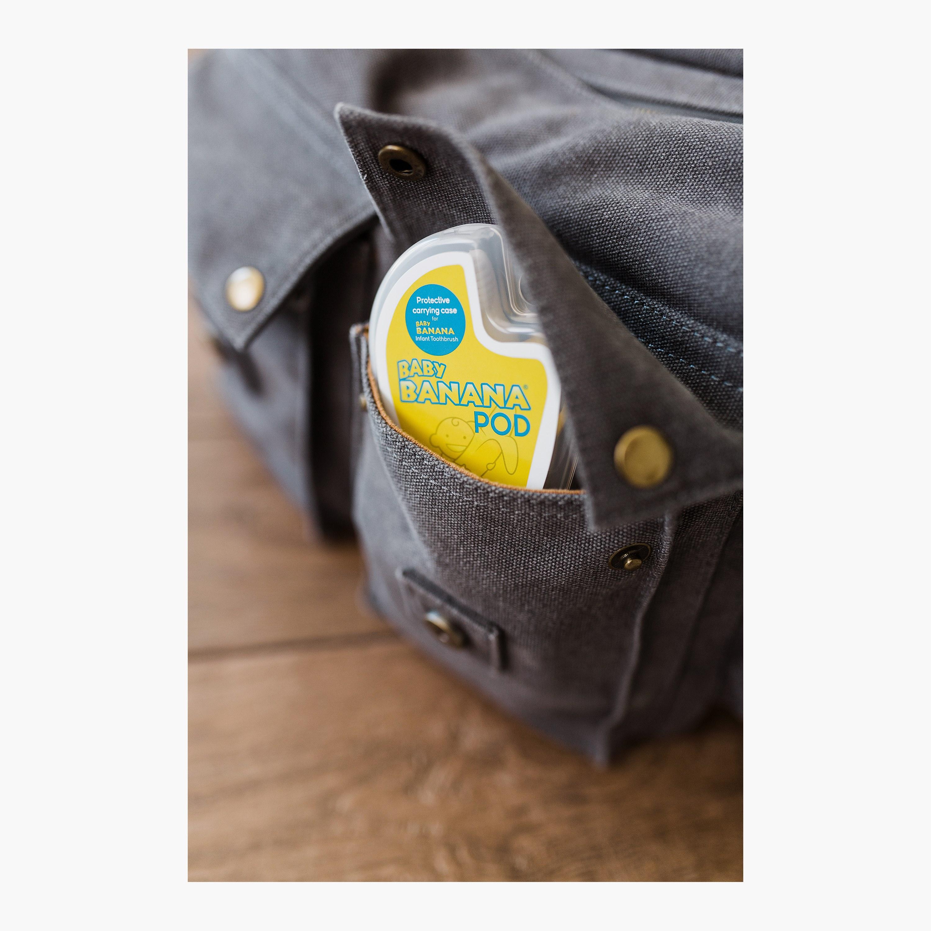 Baby Banana Infant Toothbrush Protective Pod - Clear-baby-bathandcare-oralcare-image-3