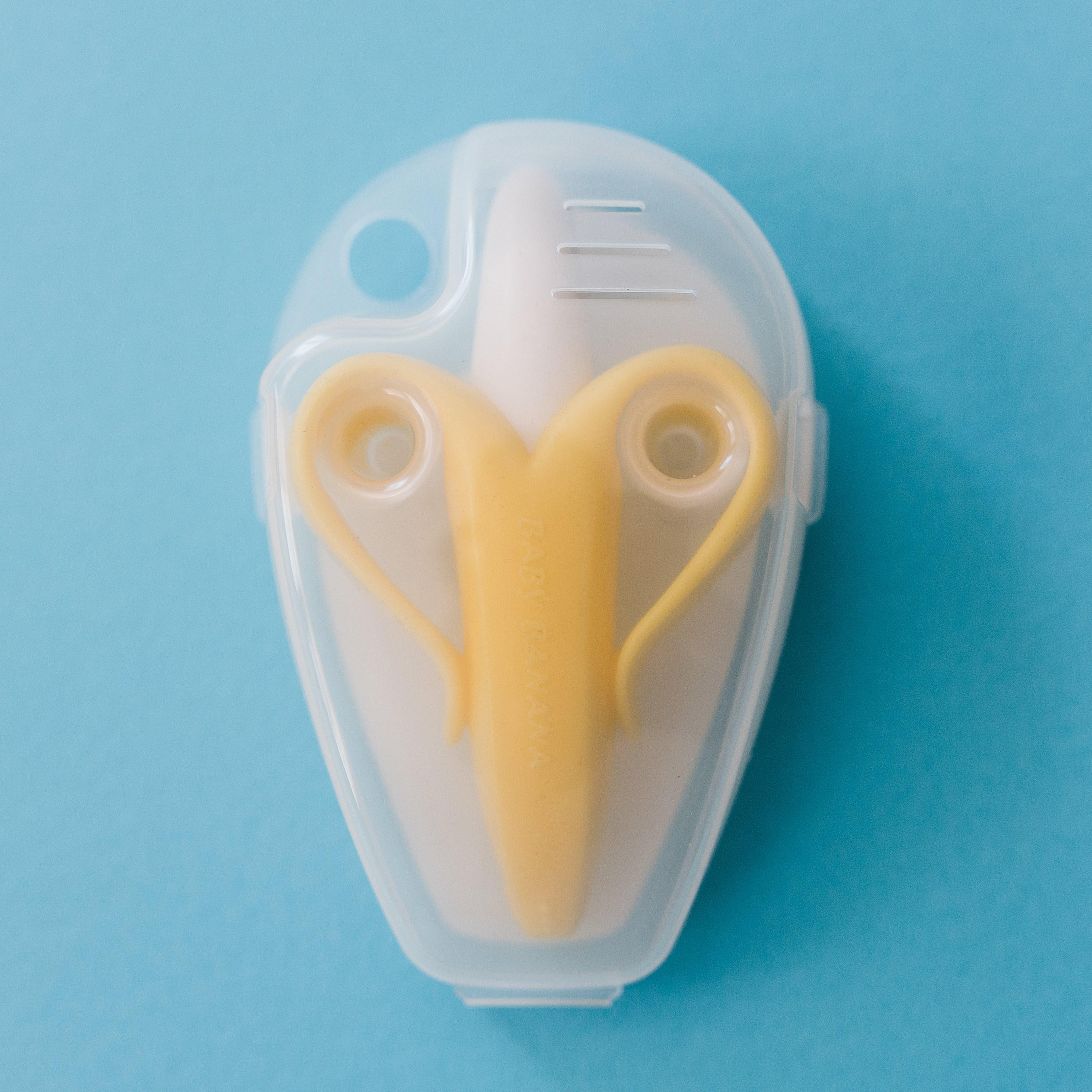 Baby Banana Infant Toothbrush Protective Pod - Clear-baby-bathandcare-oralcare-image-7