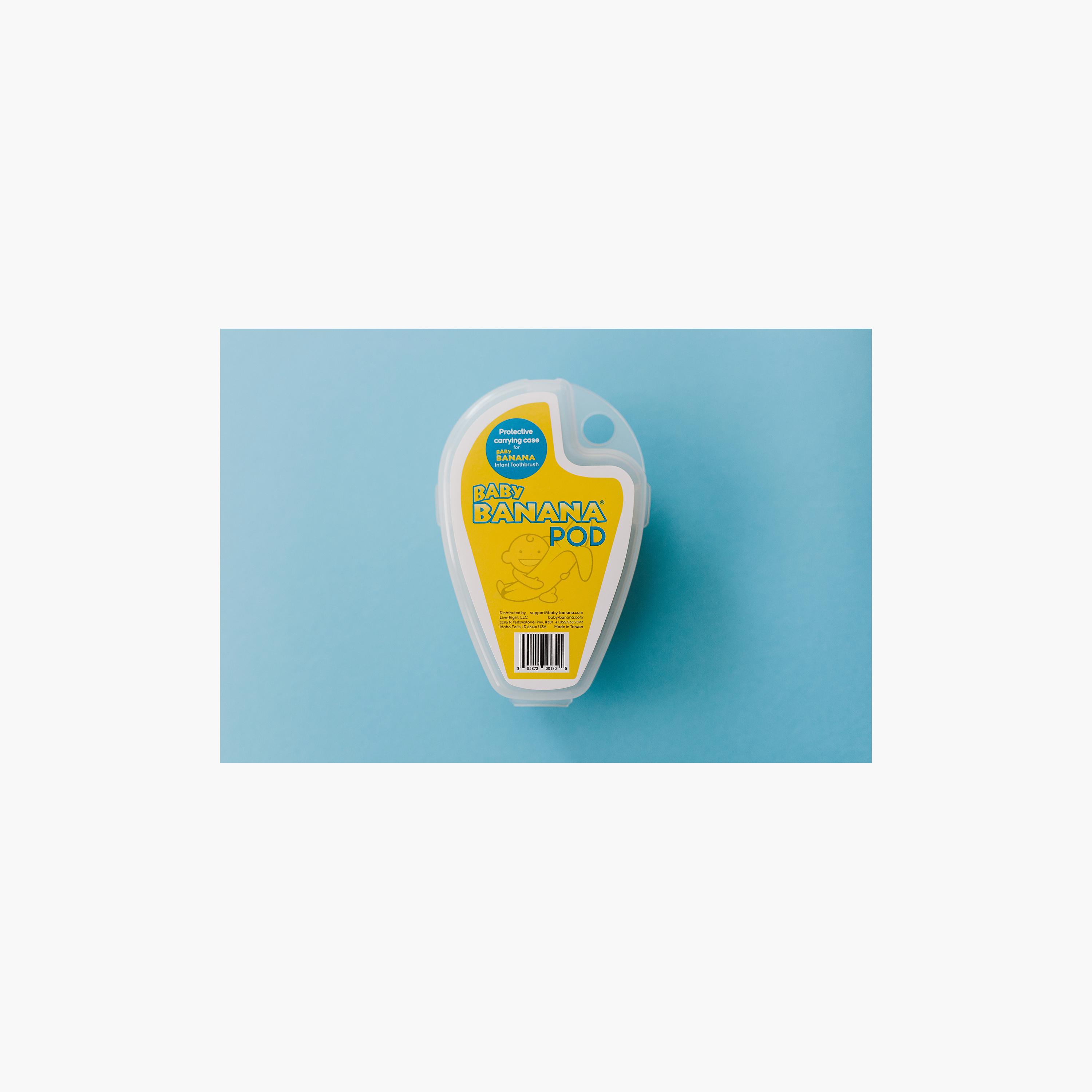 Baby Banana Infant Toothbrush Protective Pod - Clear-baby-bathandcare-oralcare-image-9