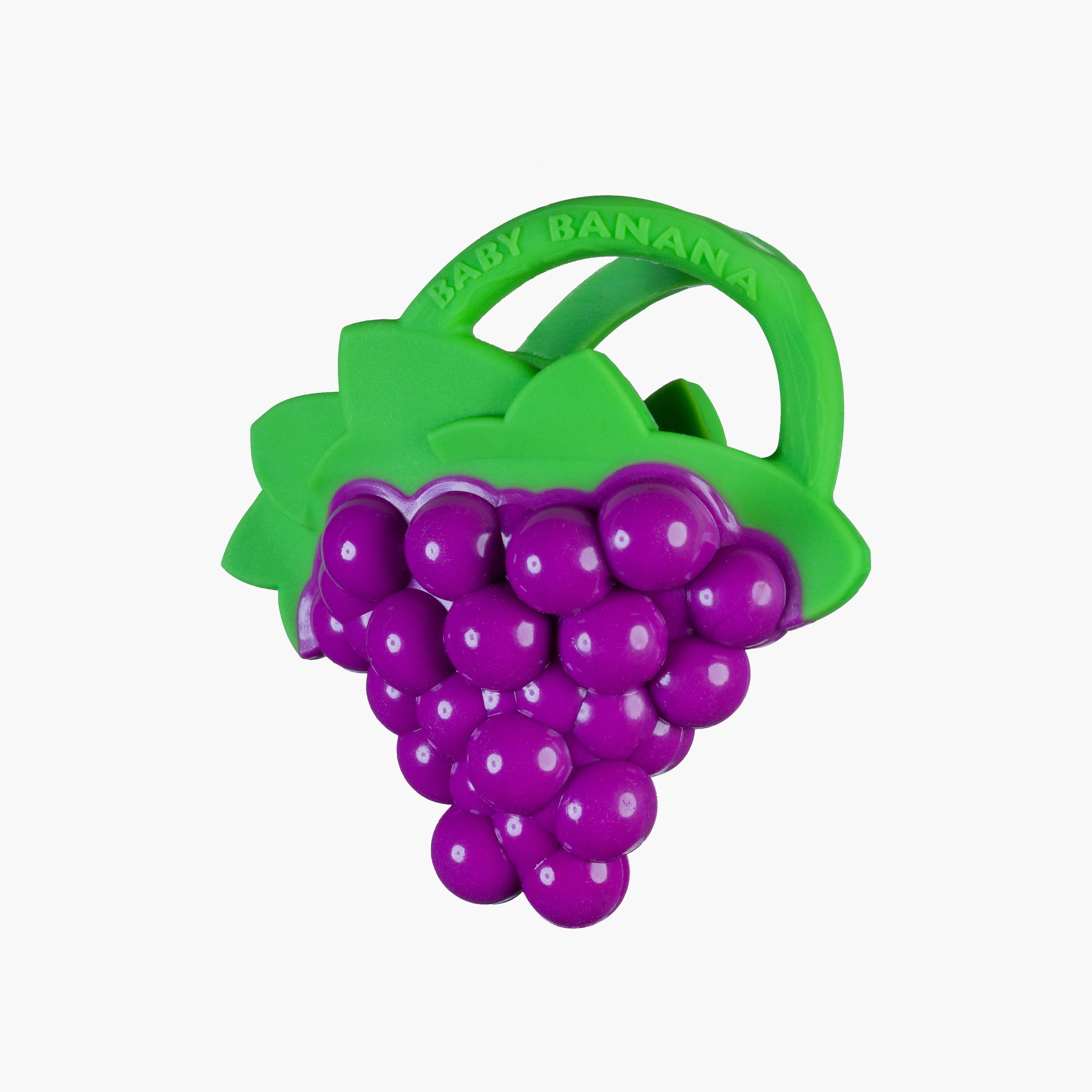 Baby Banana Grape Smoothie Soother - Grape-toys-babyandtoddlertoys-rattlesandteethers-image-1