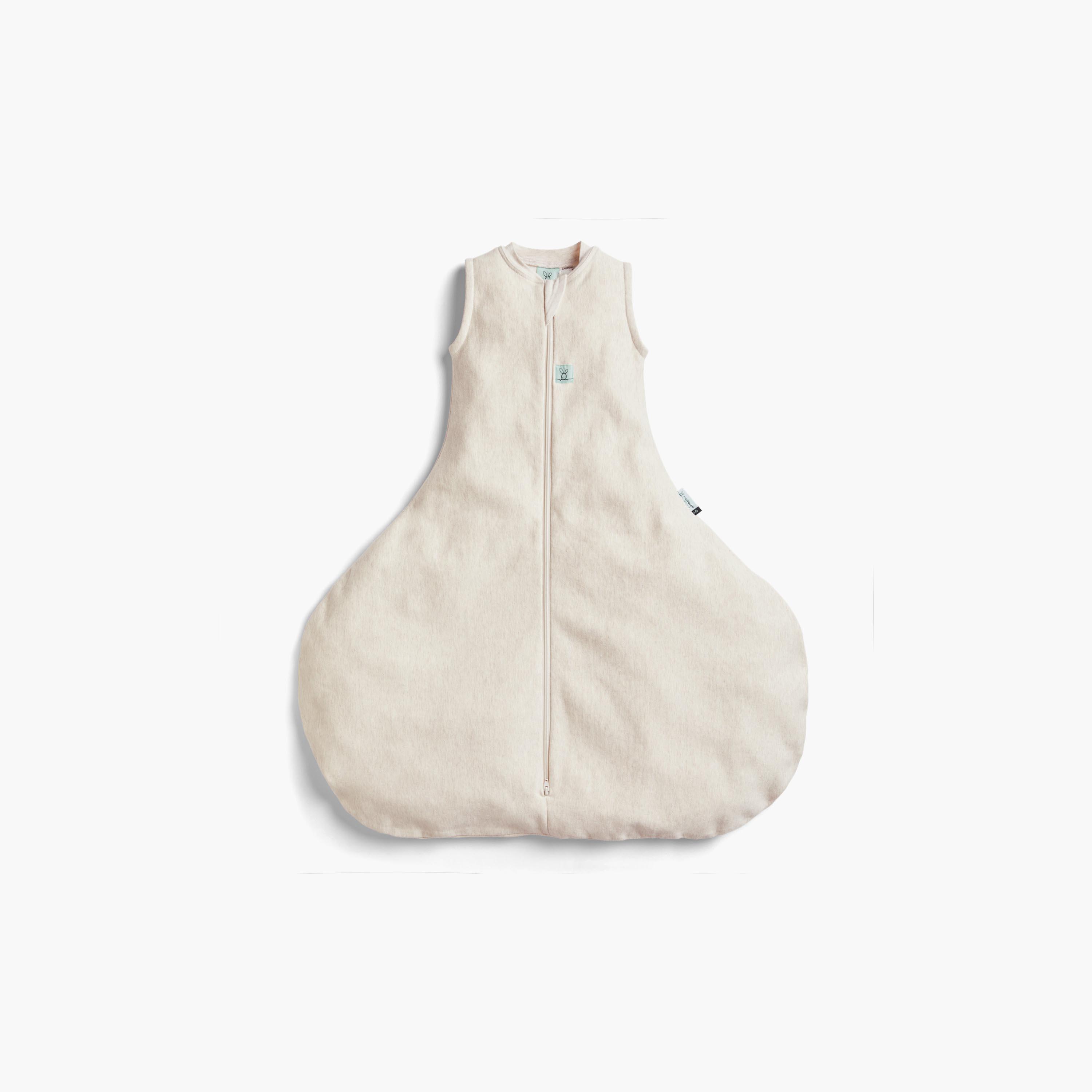 ergoPouch Hip Harness Jersey Sleeping Bag 1 TOG - Oatmeal Marle - 3-12 months-baby-nursery-blanketsandswaddles-swaddlesandsleepingbags-image-1