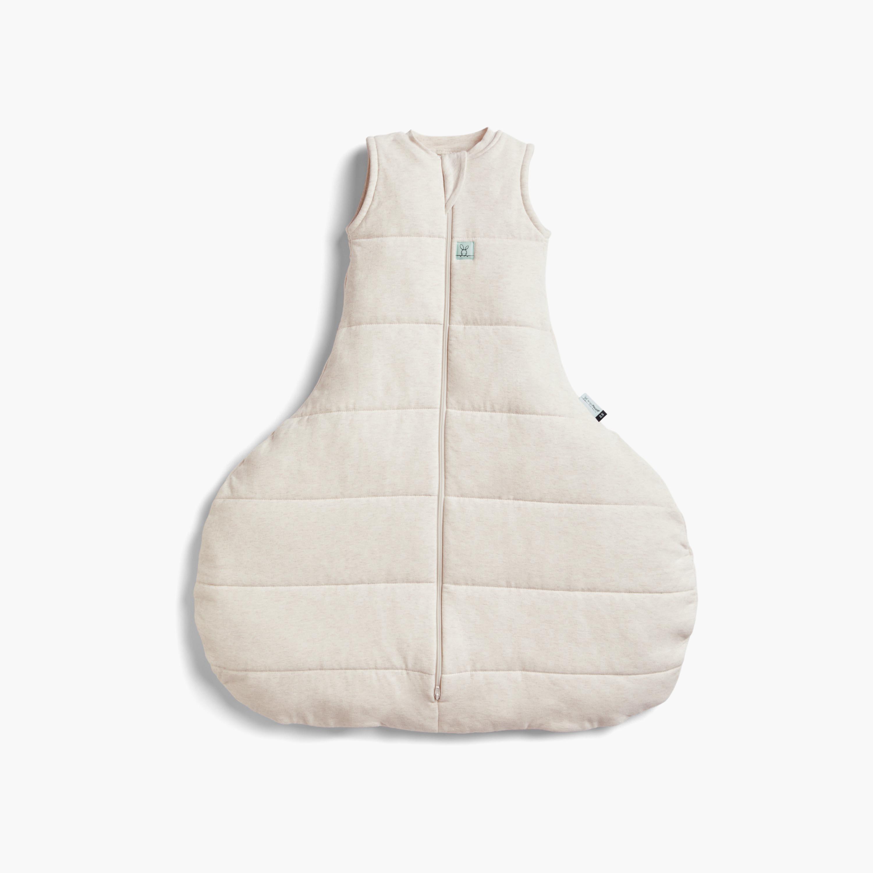 ergoPouch Hip Harness Jersey Sleeping Bag 2.5 TOG - Oatmeal Marle - 3-12 months-baby-nursery-blanketsandswaddles-swaddlesandsleepingbags-image-1