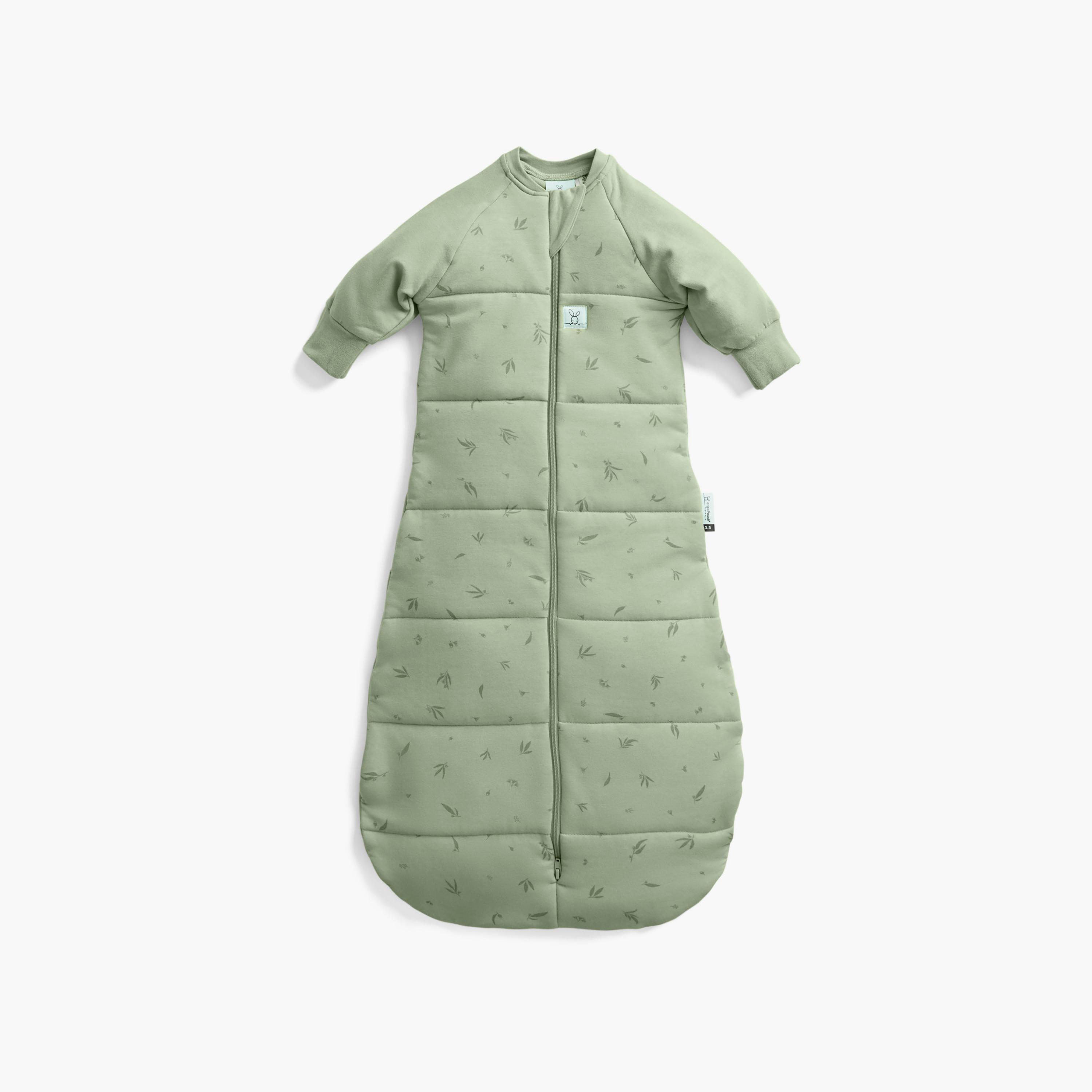 ergoPouch Jersey Sleeping Bag with Sleeves 3.5 TOG Willow - 3-12 months-baby-nursery-blanketsandswaddles-swaddlesandsleepingbags-image-1