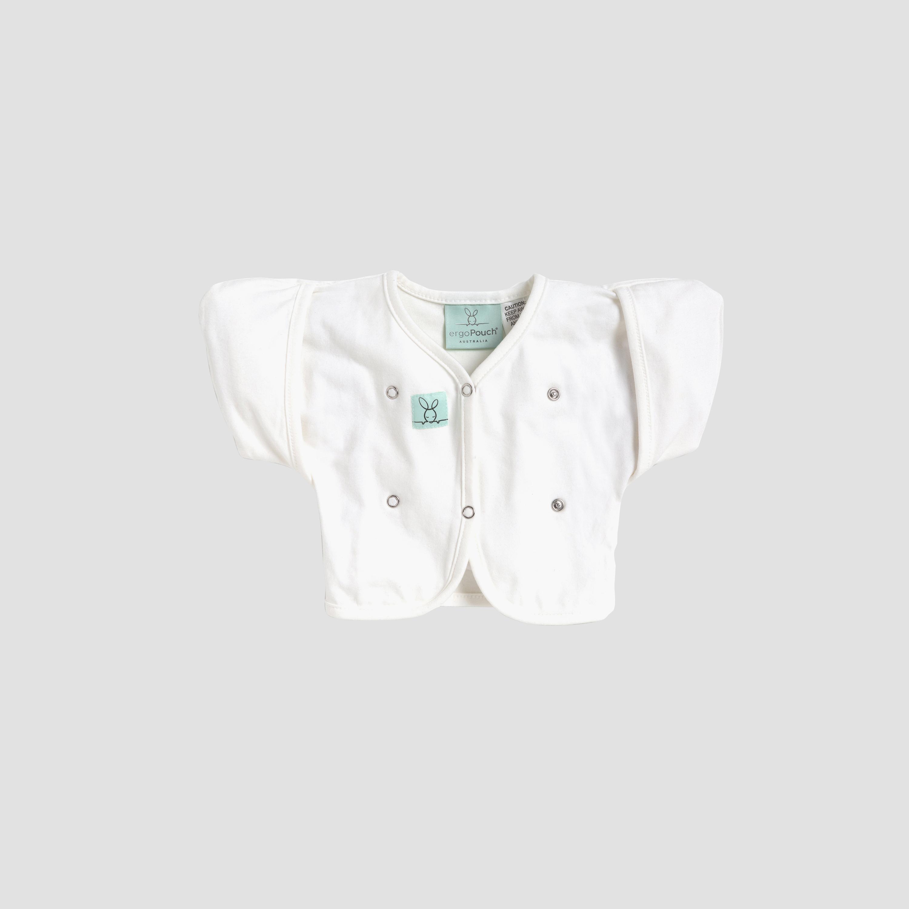 ergoPouch Butterfly Cardi 0.2 TOG Grey Marle - 2-6 months-baby-nursery-blanketsandswaddles-swaddlesandsleepingbags-image-1