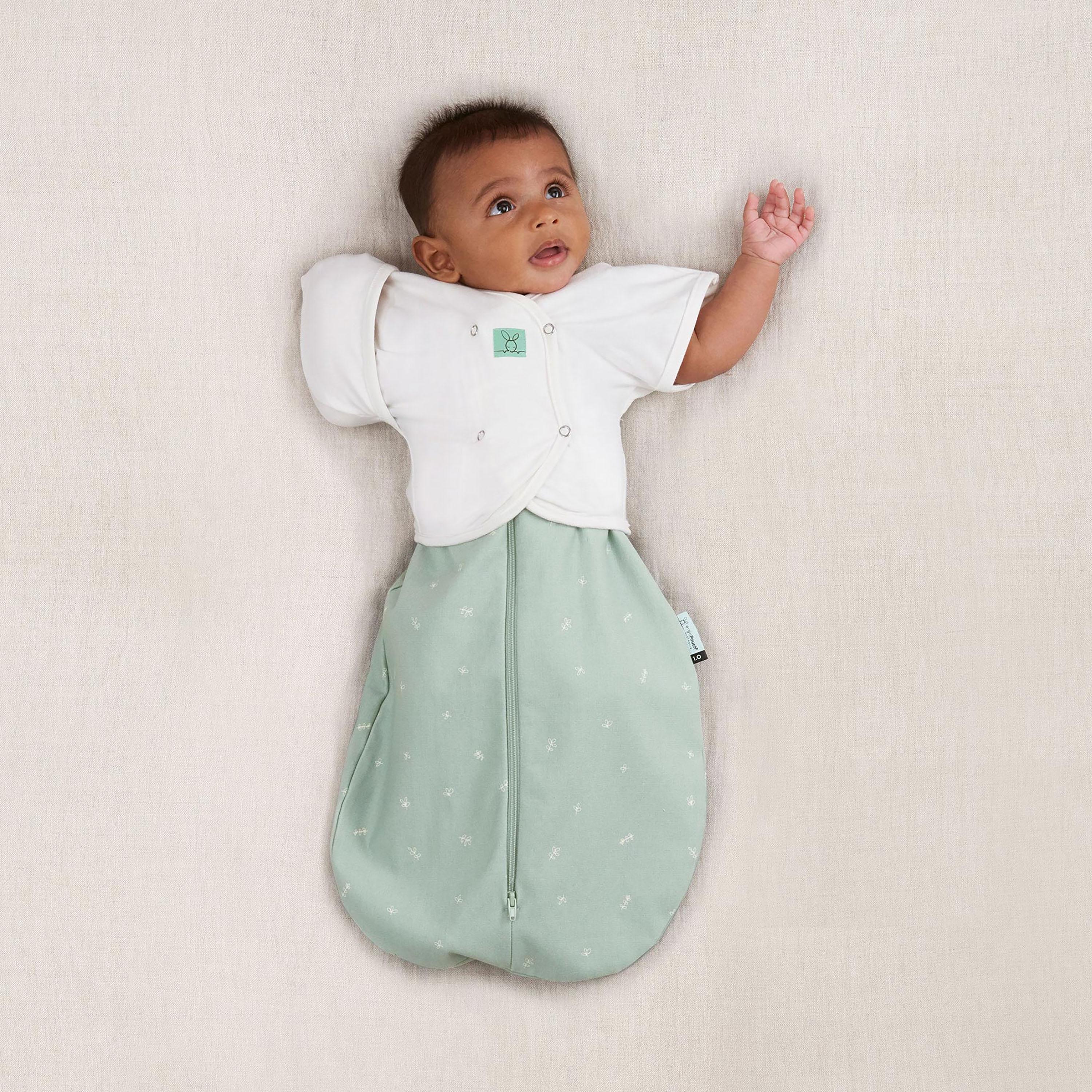 ergoPouch Butterfly Cardi 0.2 TOG Grey Marle - 2-6 months-baby-nursery-blanketsandswaddles-swaddlesandsleepingbags-image-3