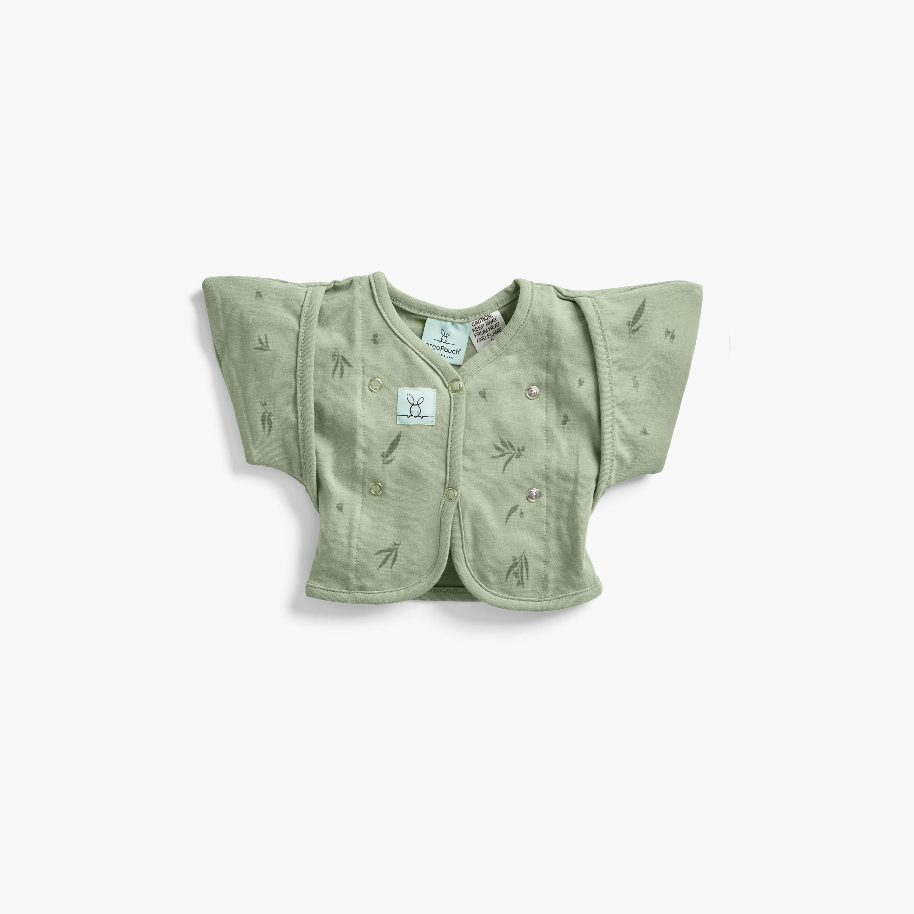 ergoPouch Butterfly Cardi 0.2 TOG Willow - 0-3 months-baby-nursery-blanketsandswaddles-swaddlesandsleepingbags-image-2
