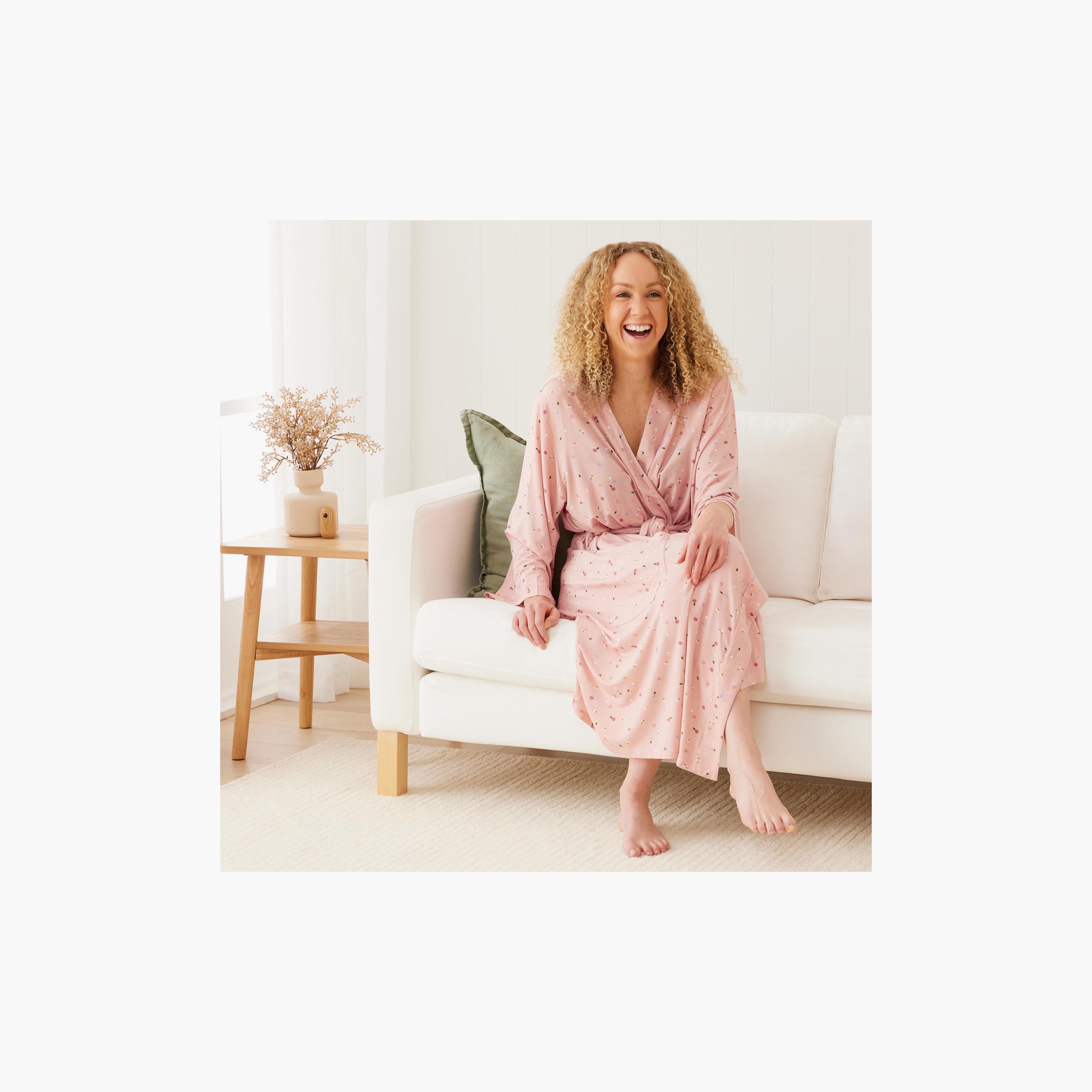 ergoPouch Matchy Matchy Robe 0.2TOG - Daisies-women-clothing-maternity-nightwear-image-2