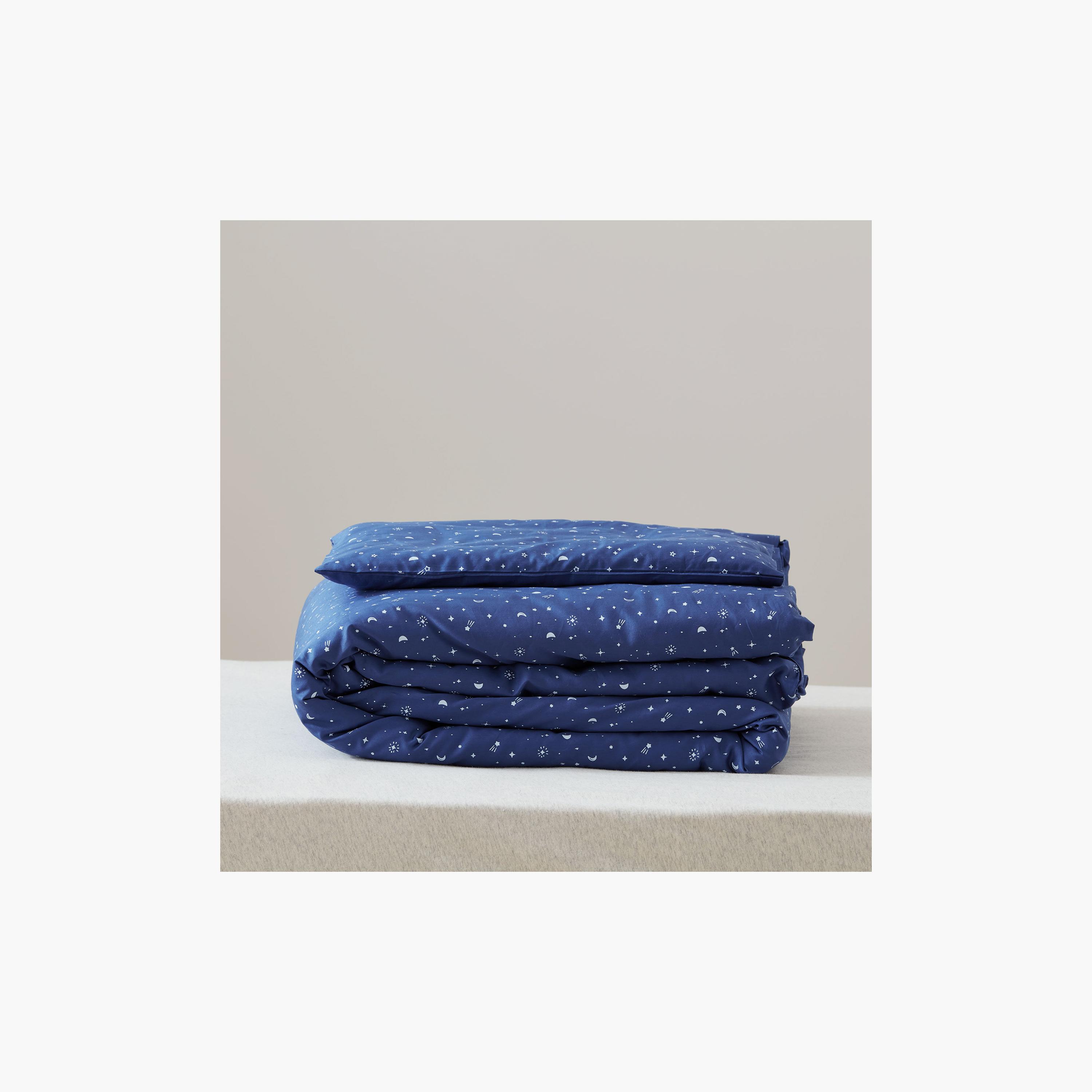 ergoPouch Organic Quilt Cover with Pillowcase 0.3 TOG - Single - Night Sky-baby-nursery-blanketsandswaddles-blanketsandquilts-image-5